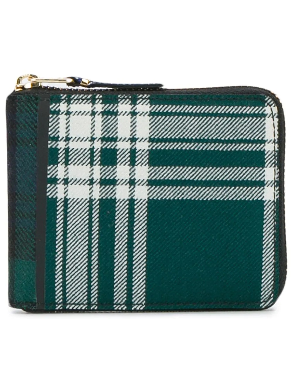 Large Green Tartan Wallet - 1