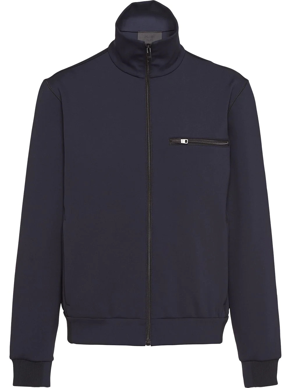 technical fleece zip-up cardigan - 1