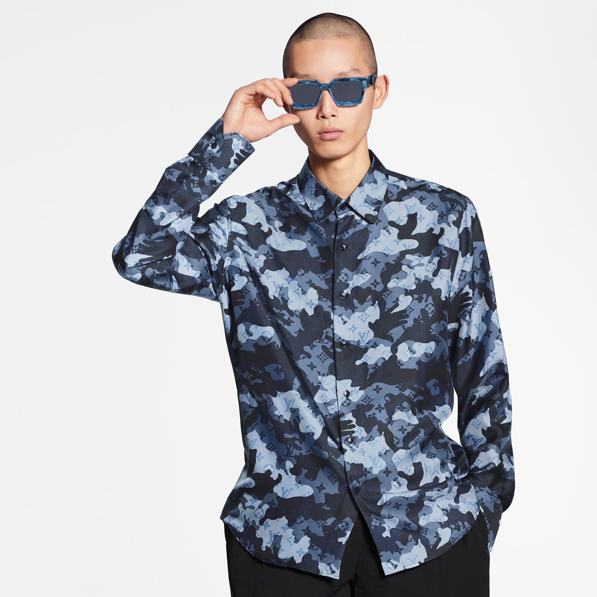 Camo Regular Silk Shirt - 4