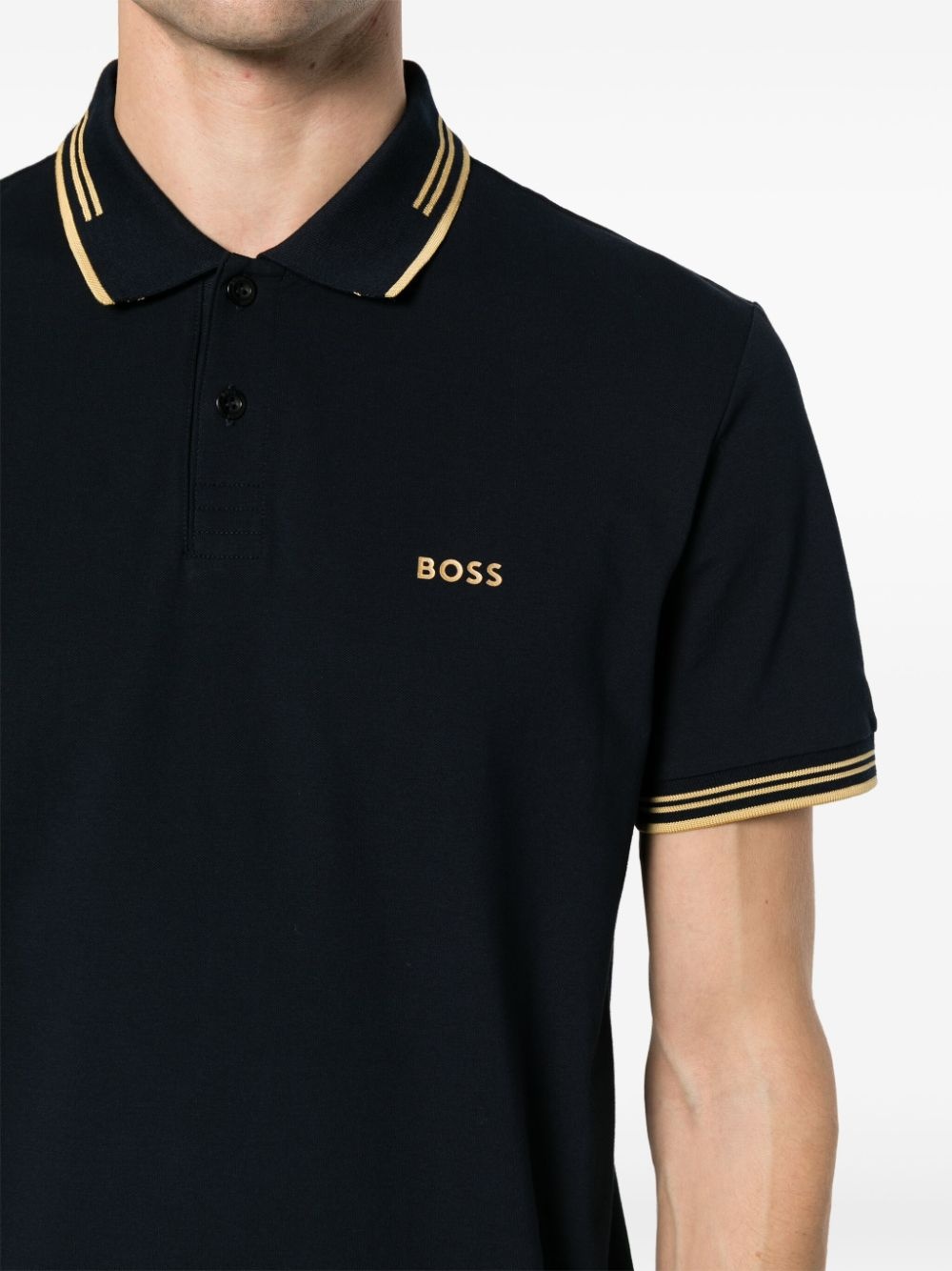 logo-print polo shirt - 5