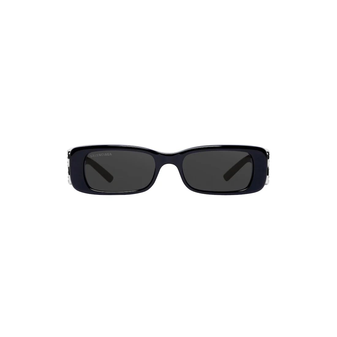 Women's Dynasty Rectangle Sunglasses in Black - 1