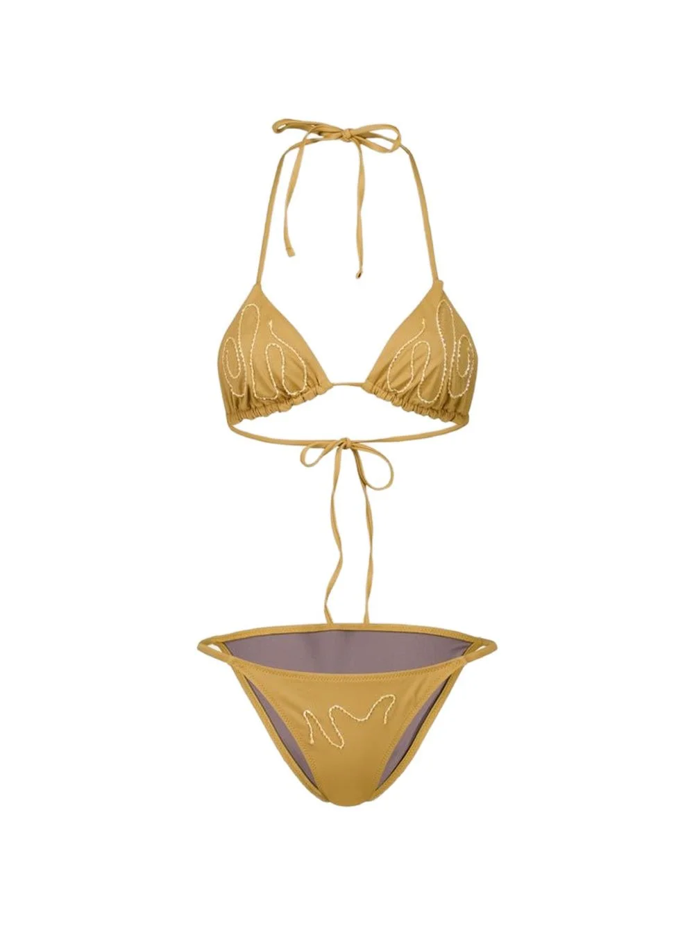 Sharpie embellished bikini set - 1