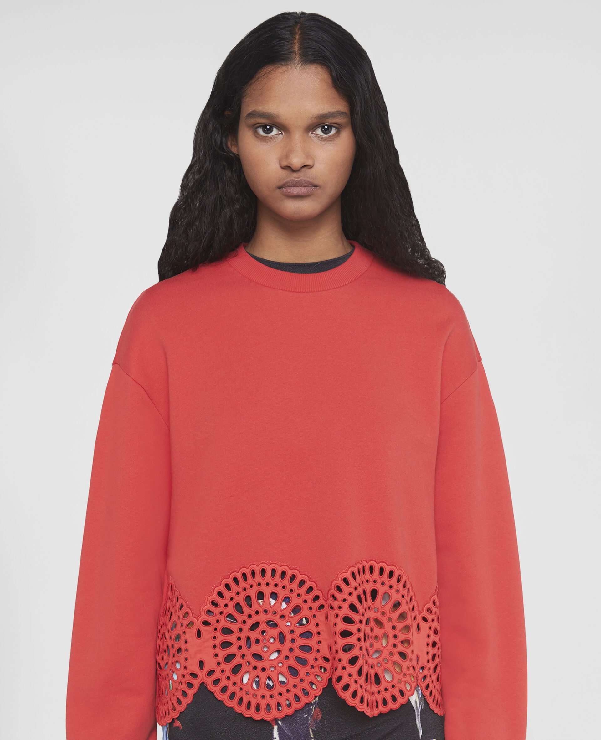 Broderie Anglaise Jersey Sweatshirt - 4