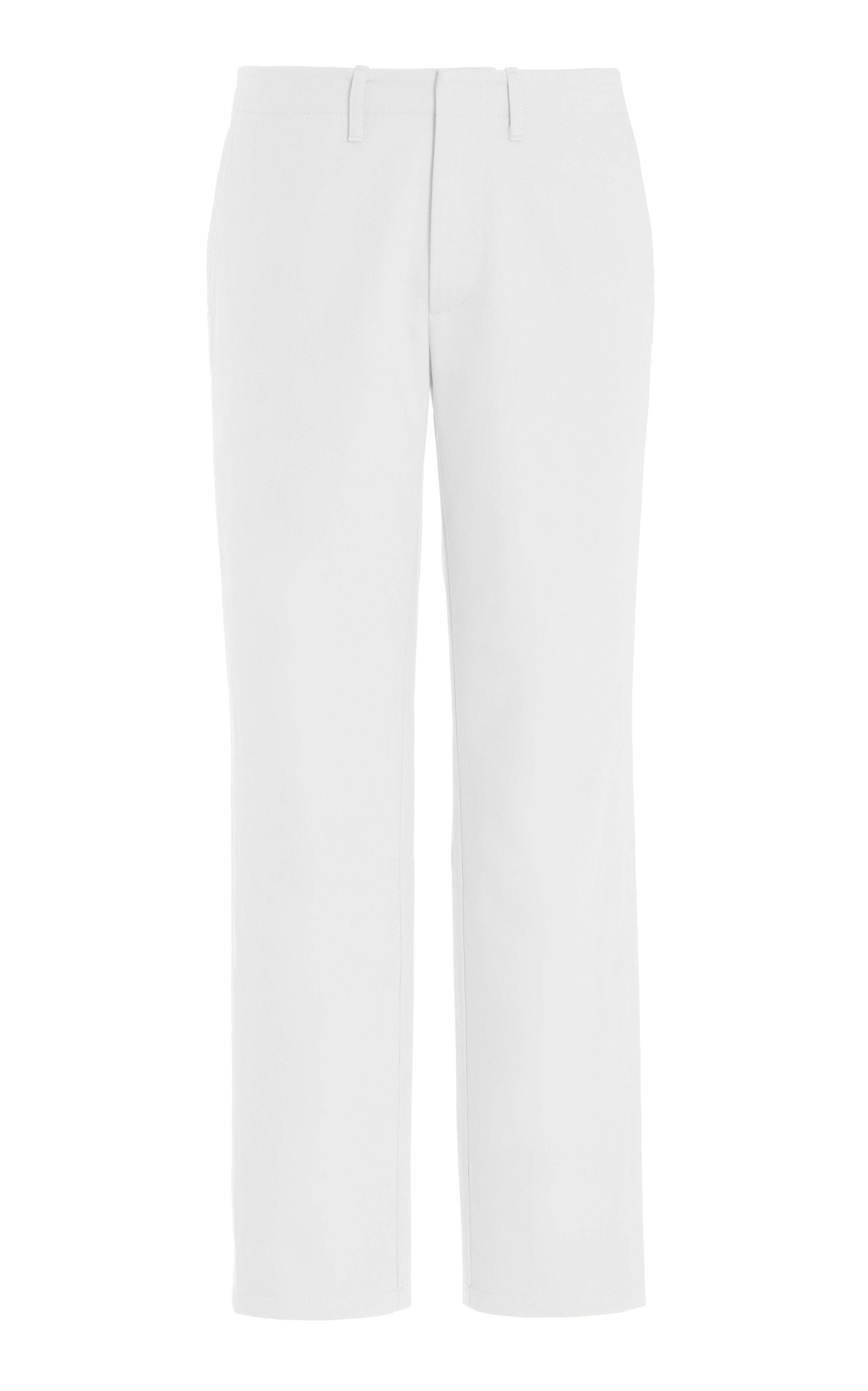 Rhys Pant in White Organic Cotton - 1