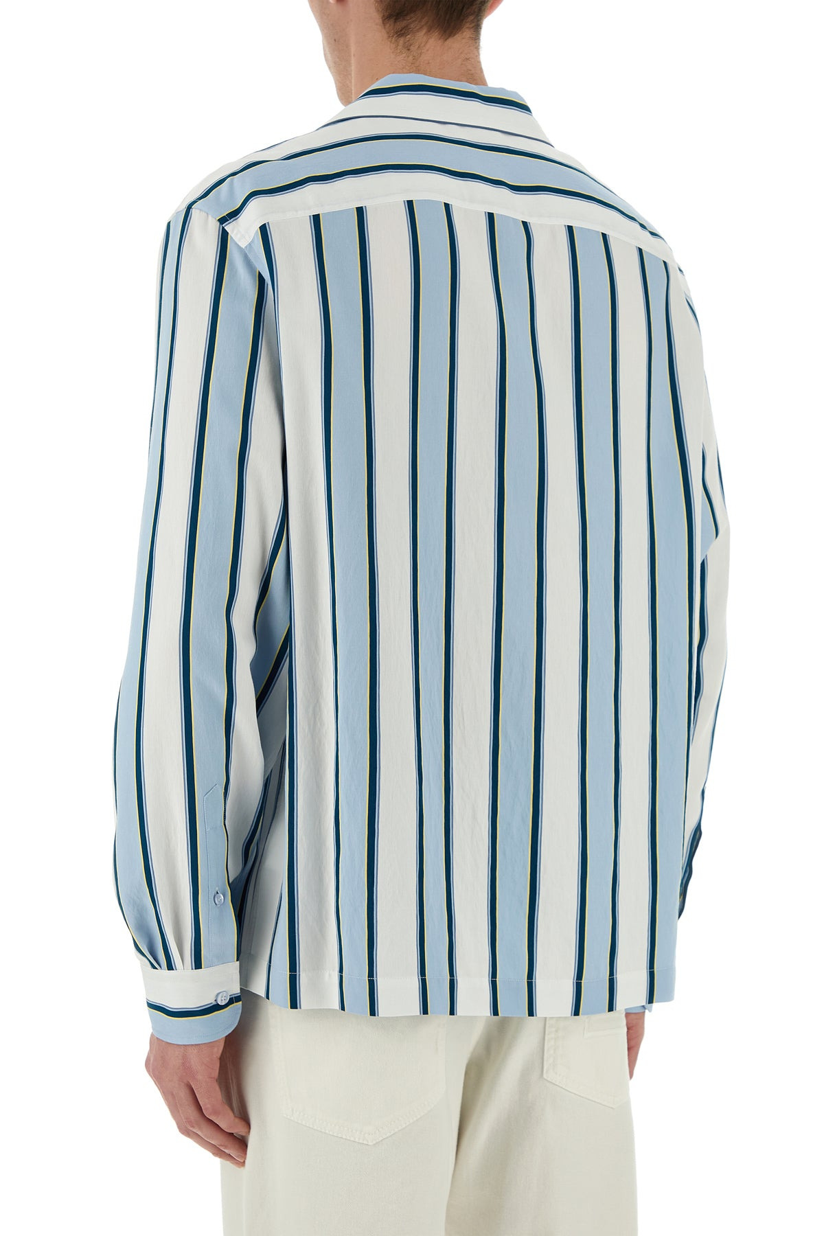 Embroidered viscose blend shirt - 4