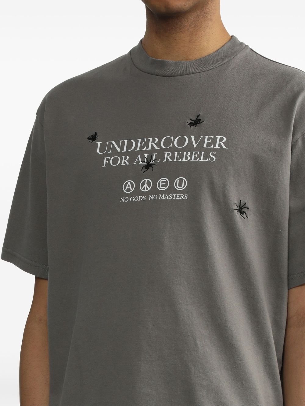 slogan-print cotton T-shirt - 5