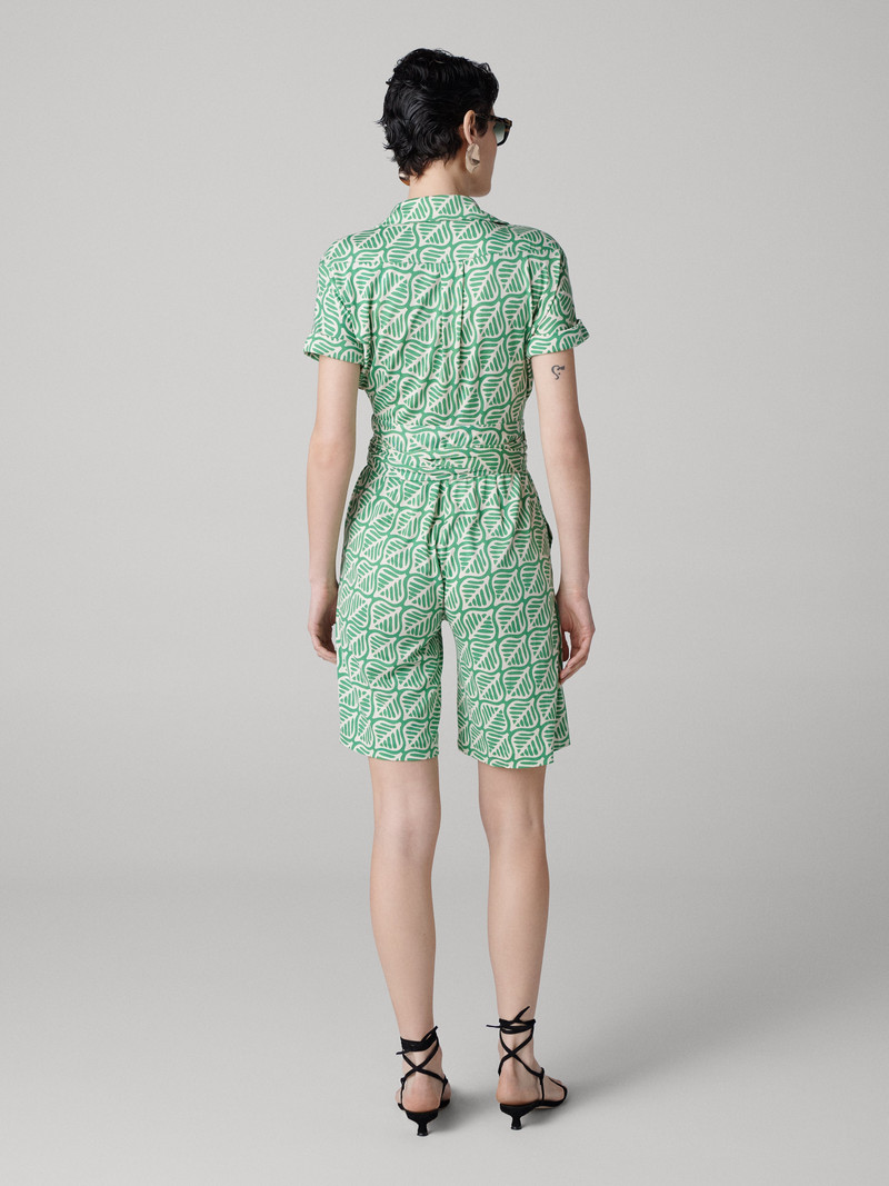 DIANE VON FURSTENBERG Cheryl Silk Jersey Jumpsuit outlook
