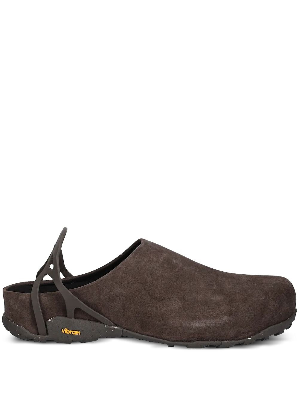 Fedaia suede back-strap mule - 1