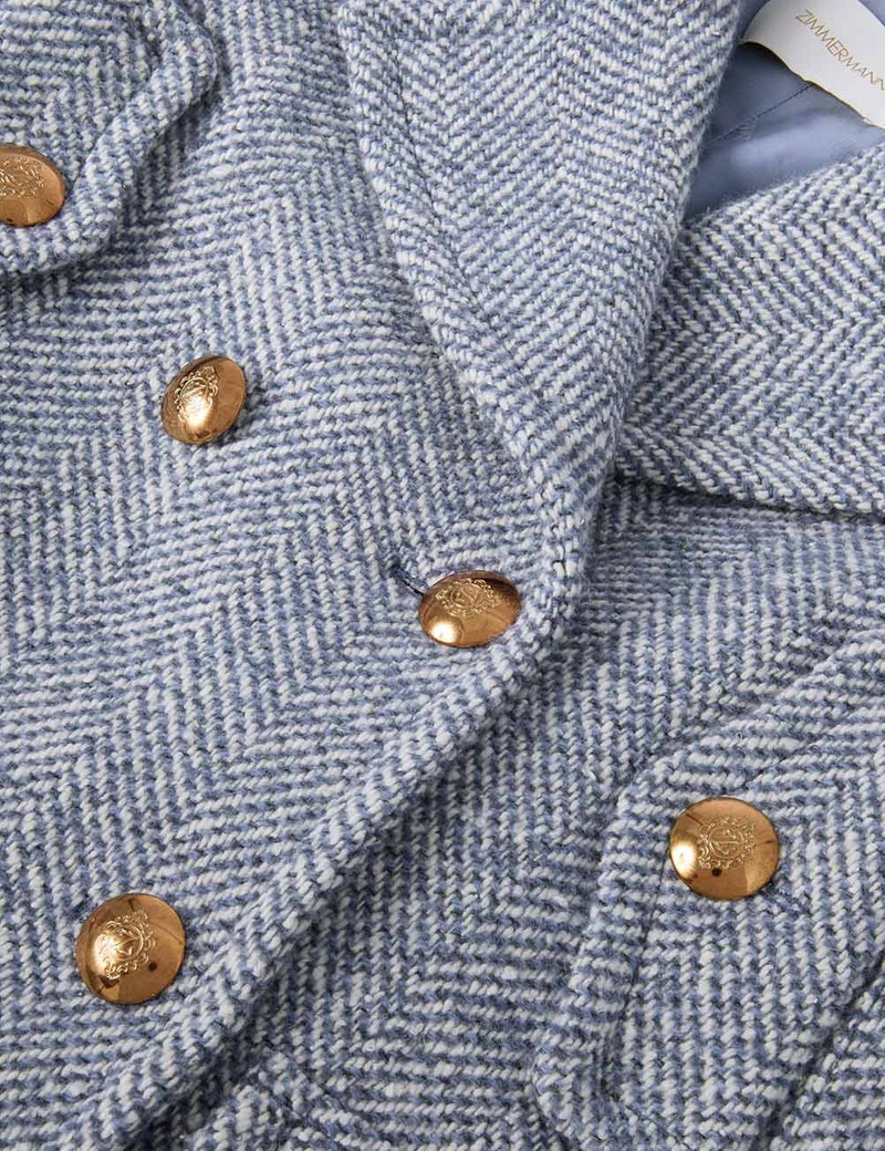REBELLION HERRINGBONE PEACOAT 6