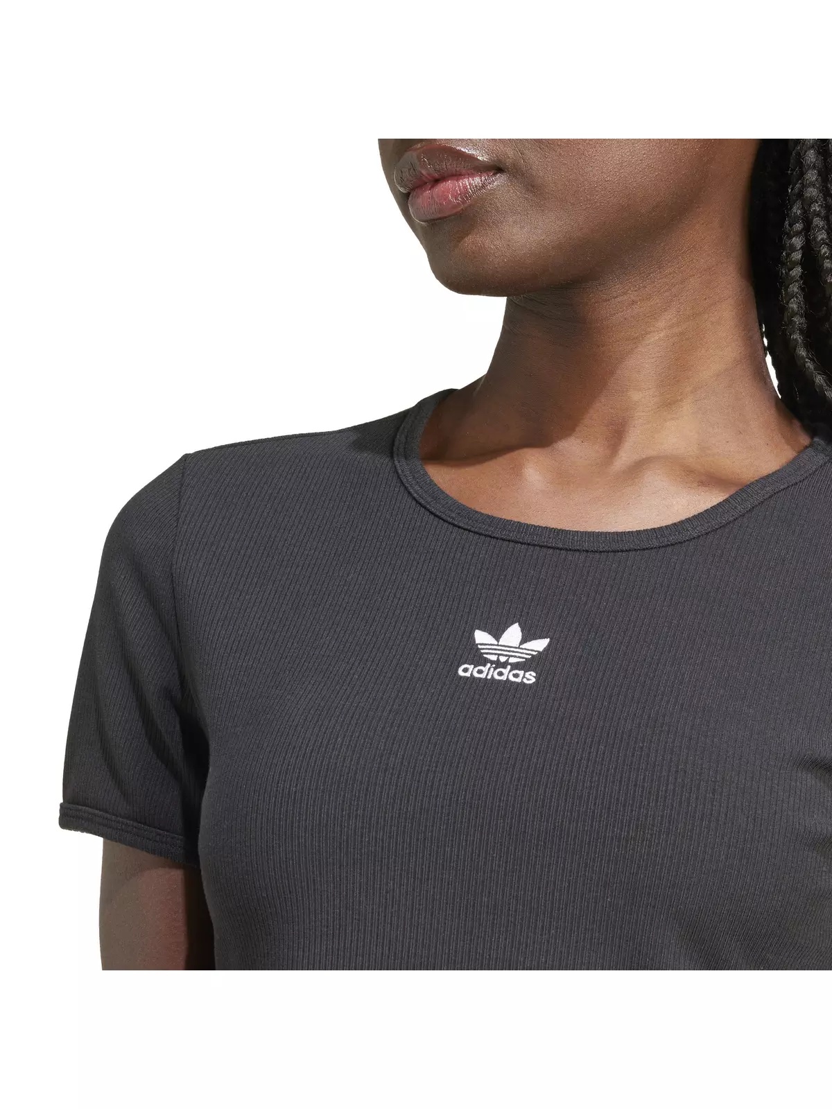 Originals Women's Essentials Ribbed T-Shirt -Black - 3