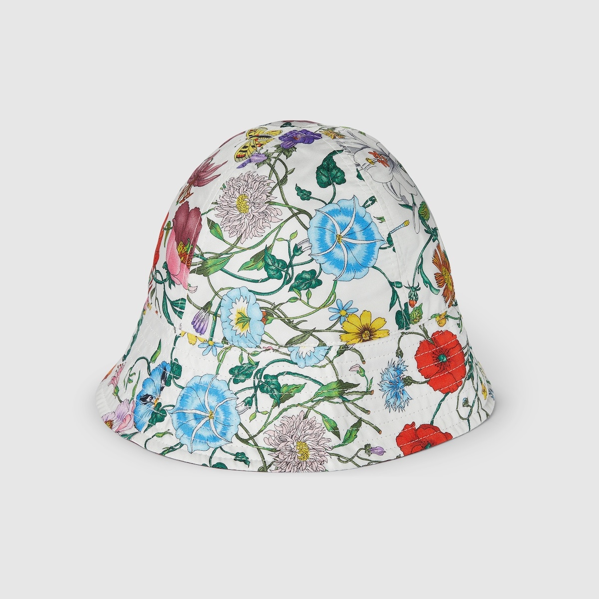 Reversible printed silk bucket hat - 7