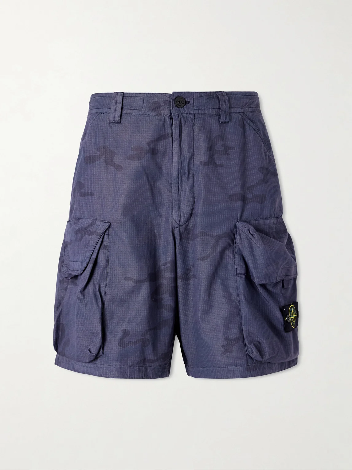 Straight-Leg Camouflage-Print Ripstop Cotton-Blend Shorts - 1