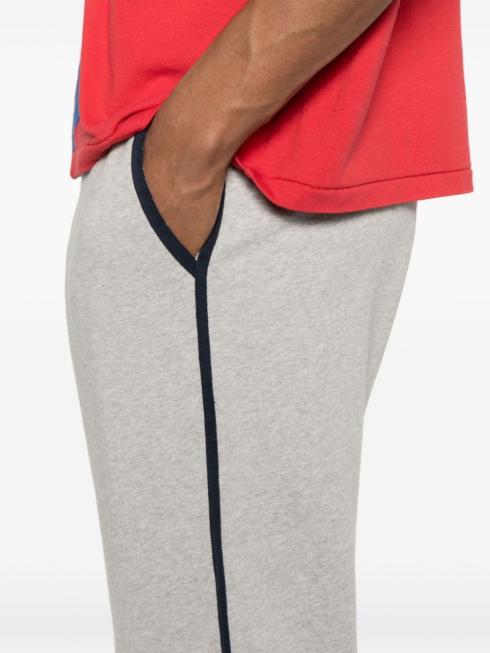 side-stripe track pants - 5