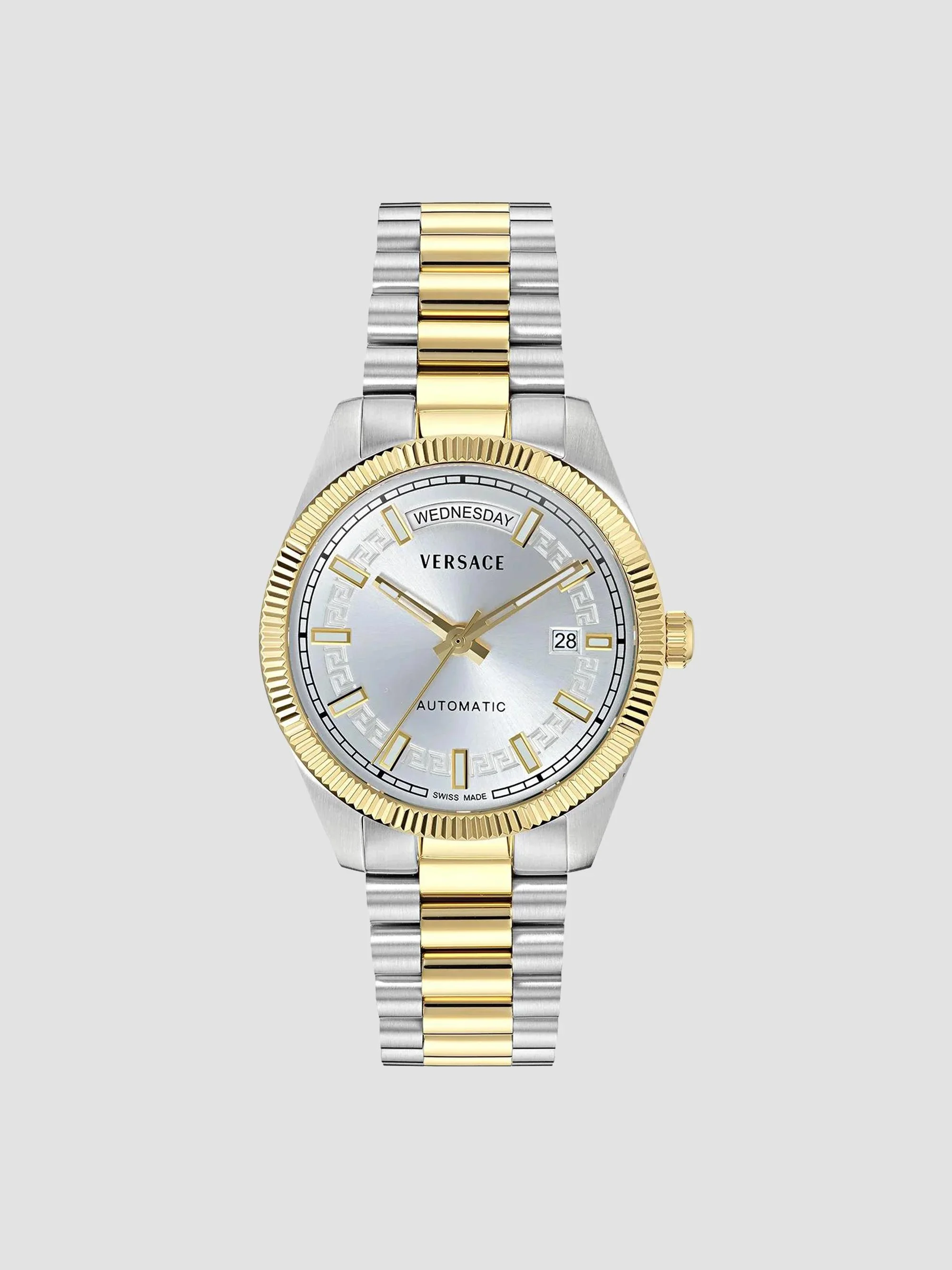Men's Millenyium Two-Tone Stainless Steel Bracelet Watch/40MM - White - 1