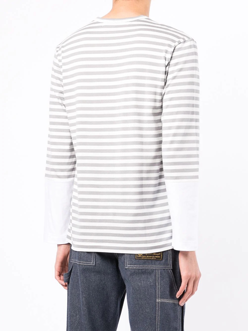 striped long-sleeve T-shirt - 4