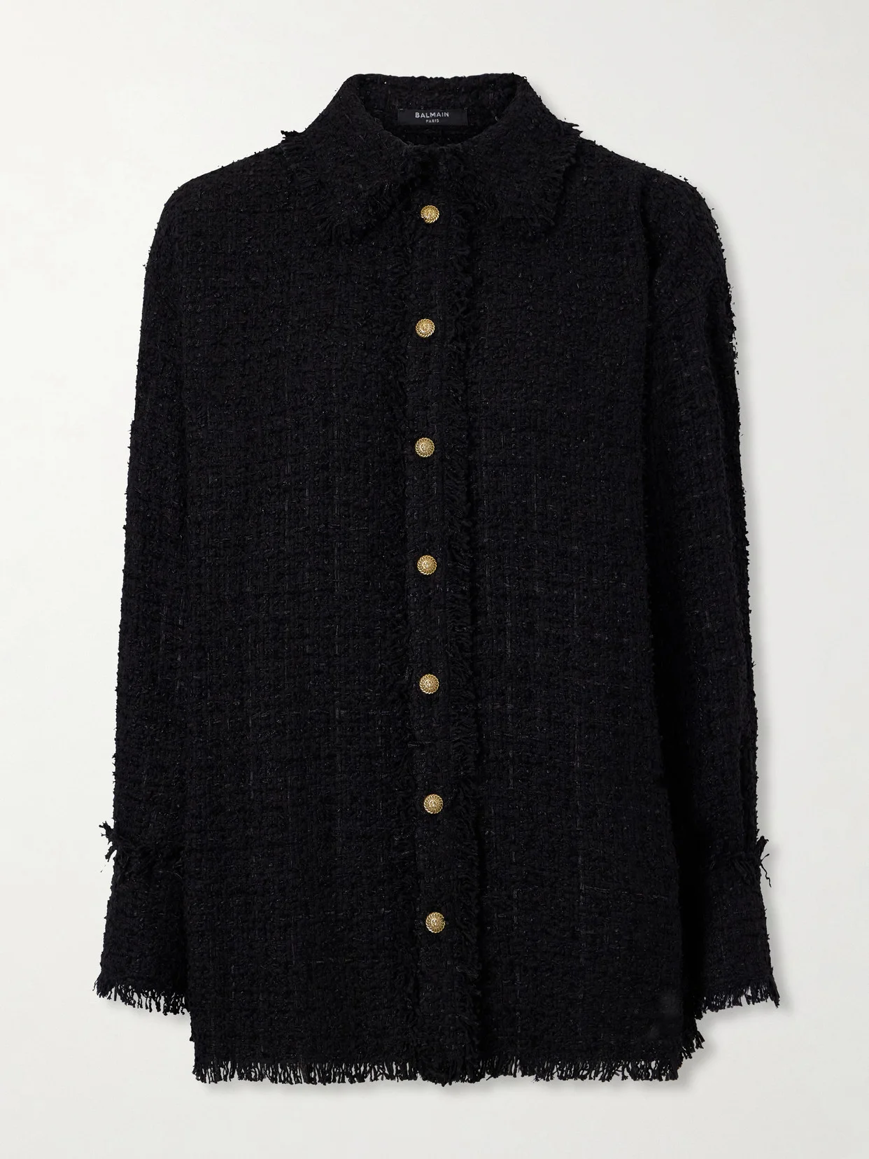 Cotton-blend Tweed Shirt - 1