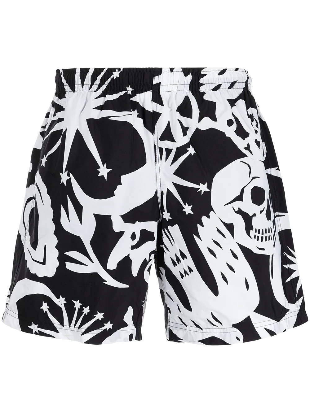 mystical print swim trunks - 1