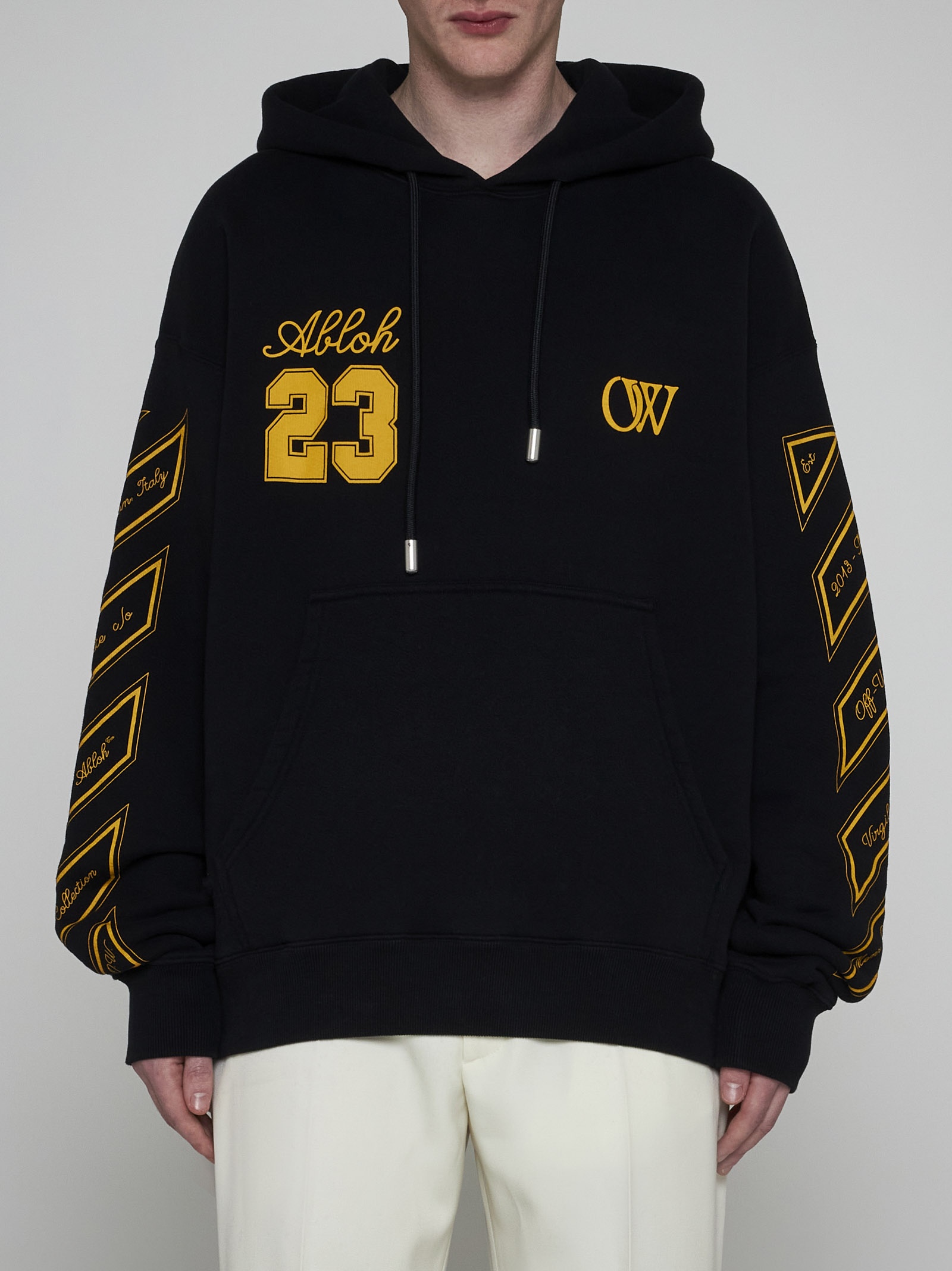 OW 23 cotton hoodie - 3