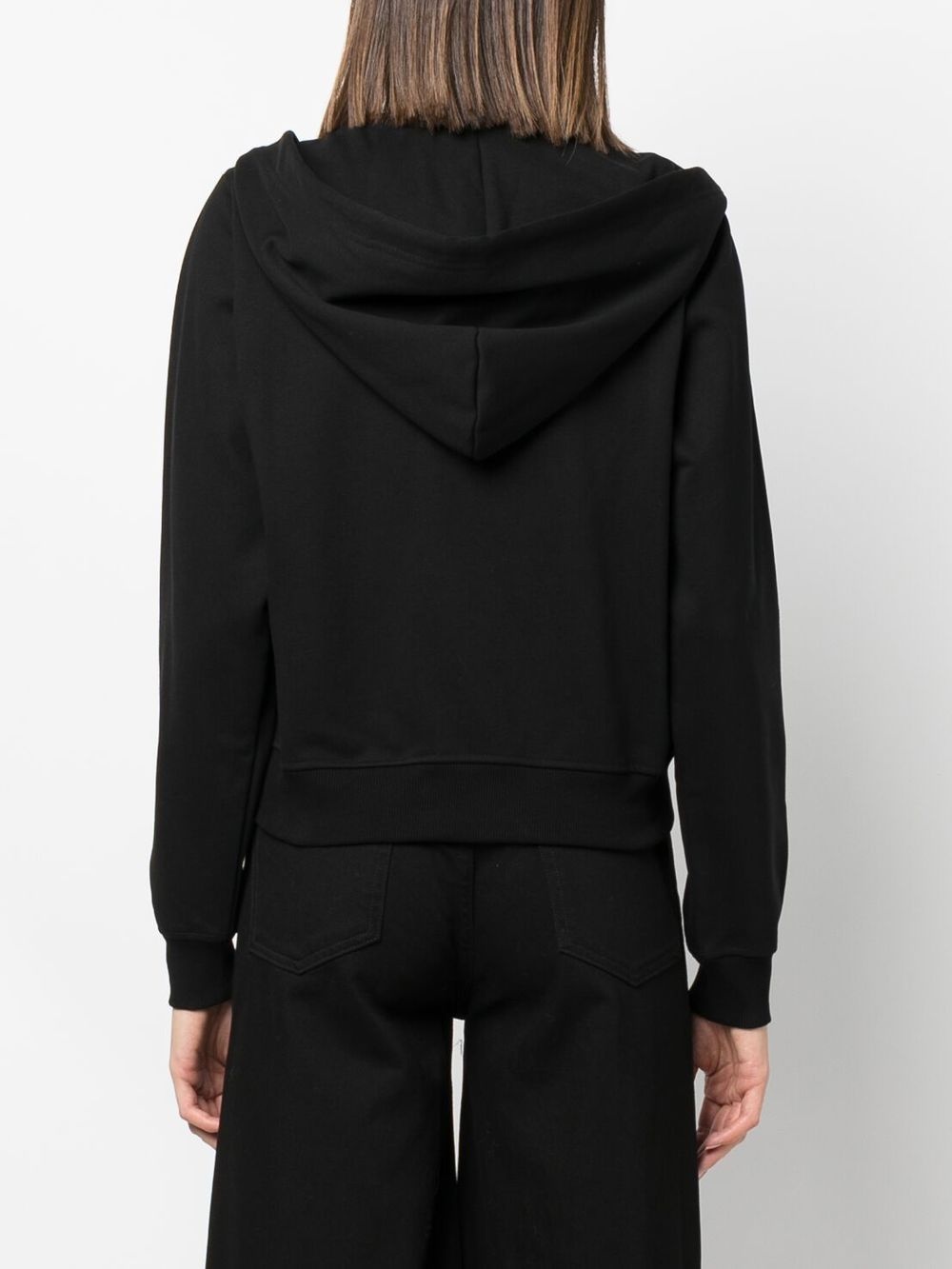 drawstring zipped hoodie - 4