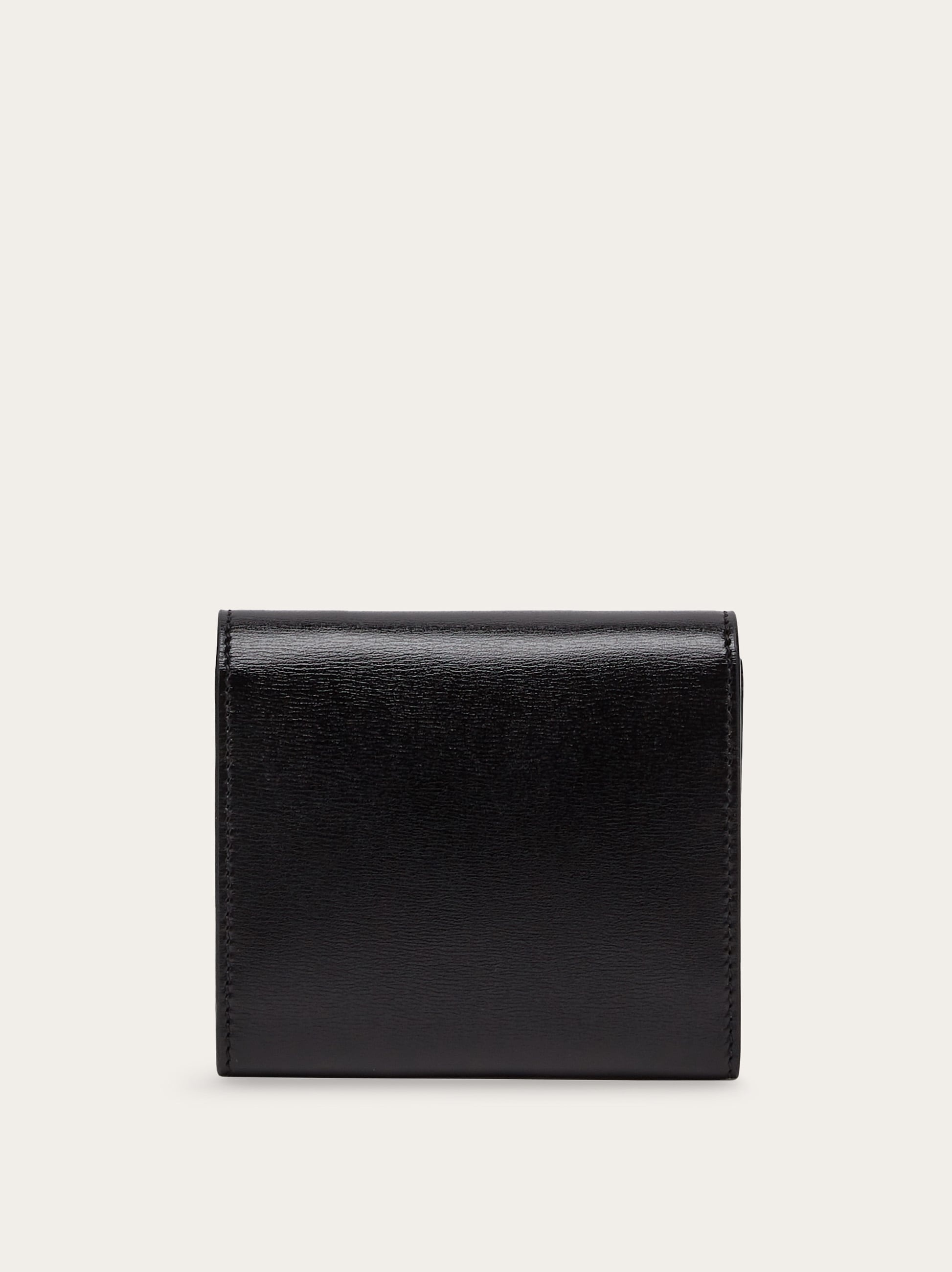 Asymmetrical flap compact wallet - 3