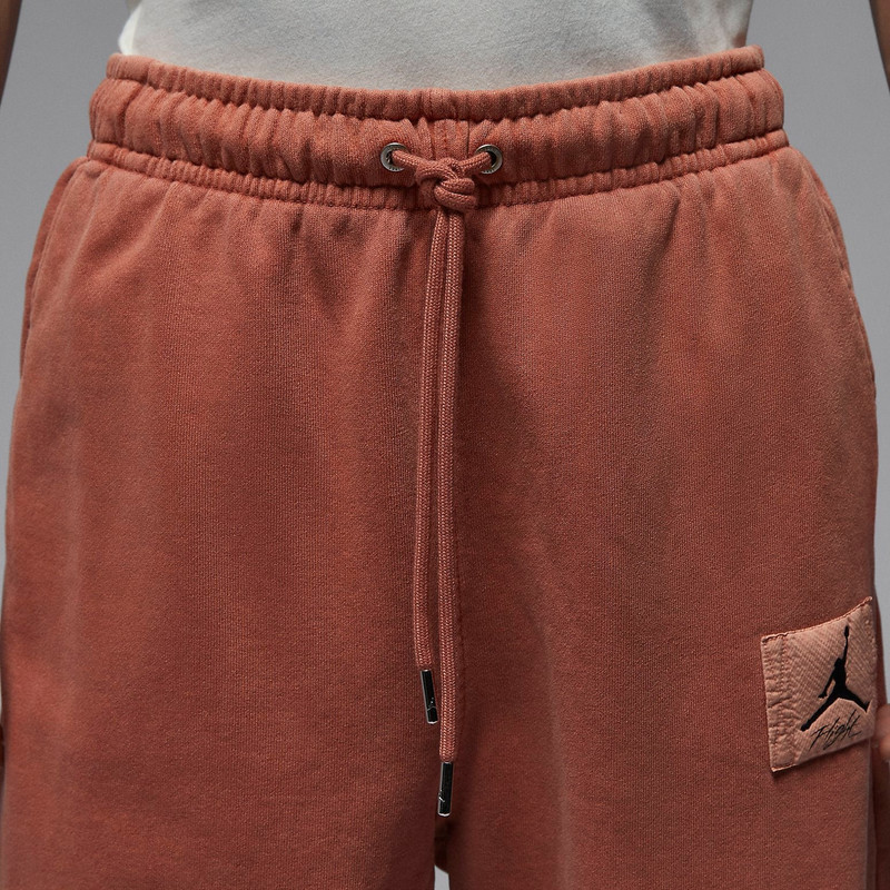 Jordan Air Jordan Essential Fleece Washed Trousers 'Orange' FB7299-810 outlook