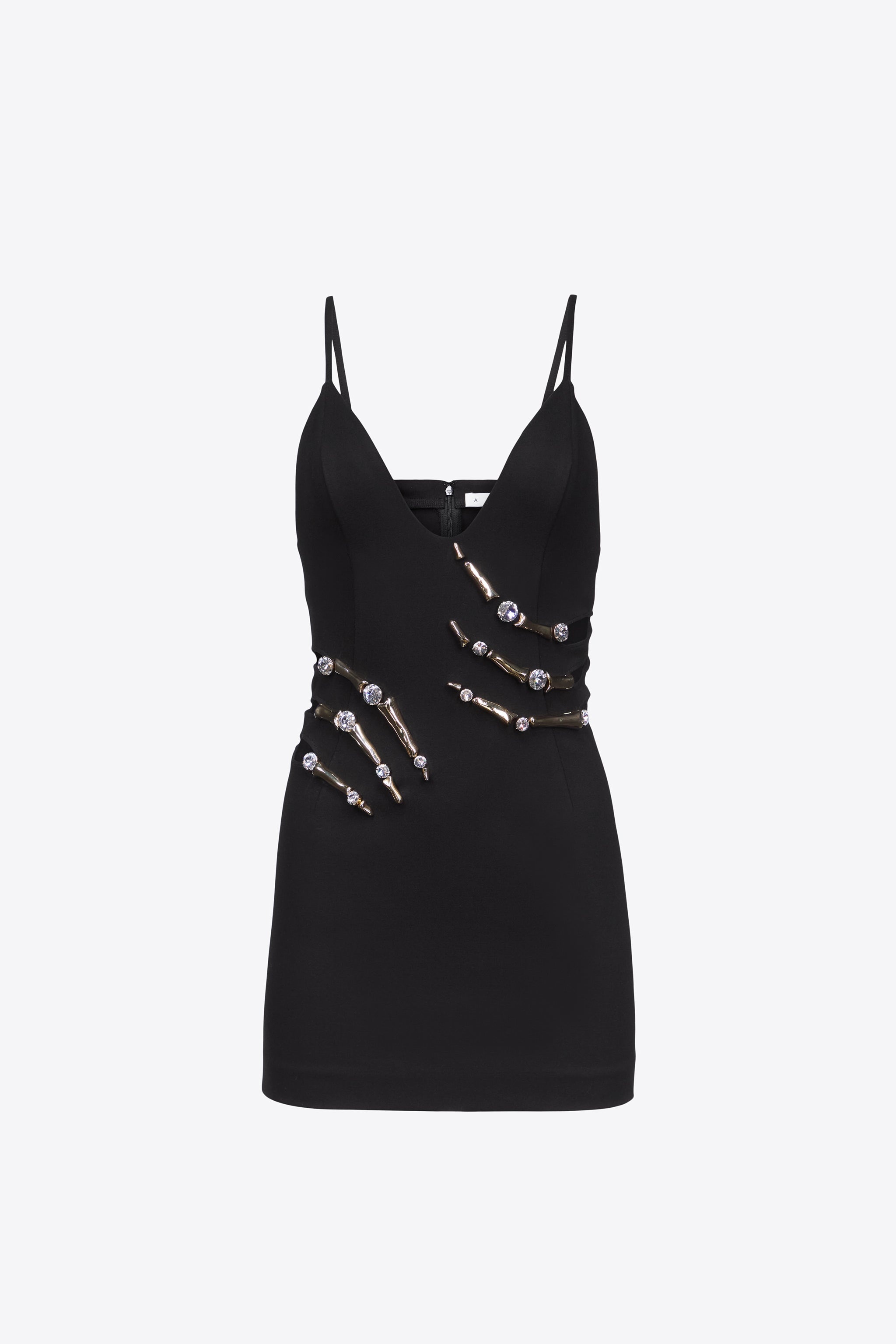 CLAW CUTOUT MINI DRESS - 1