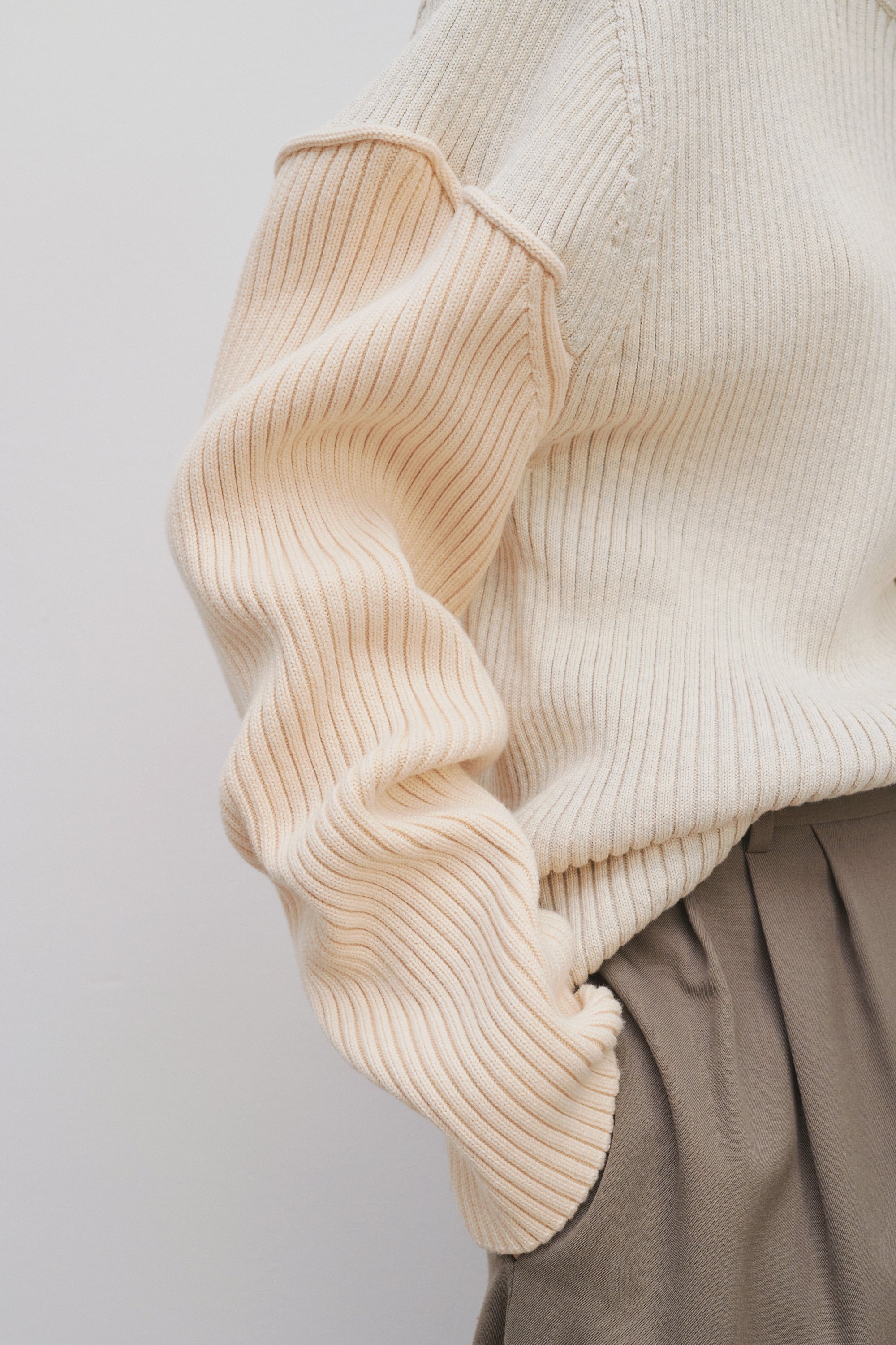 Dua Top in Cotton and Cashmere - 5
