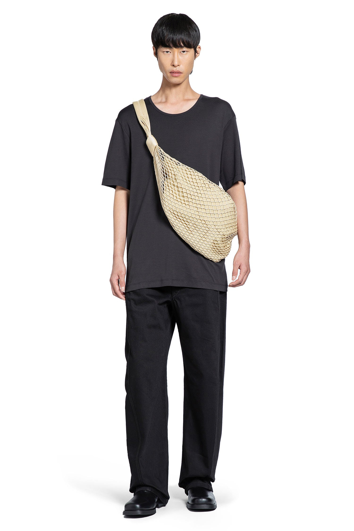 Rib U Neck T-shirt - 4