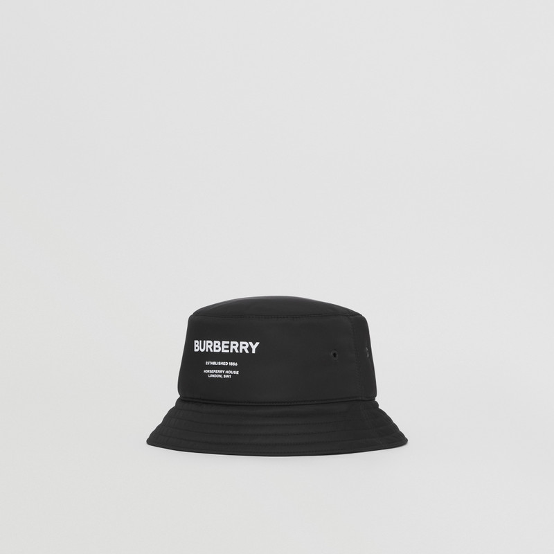 Horseferry Print Nylon Bucket Hat 5