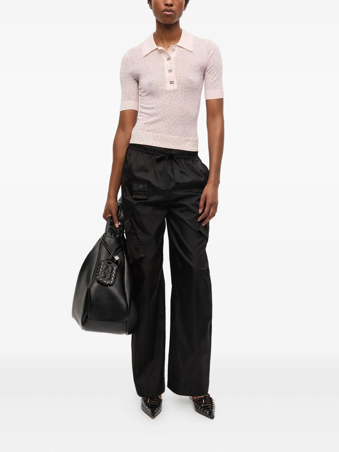 Sheer Cotton Printed Polo - 2