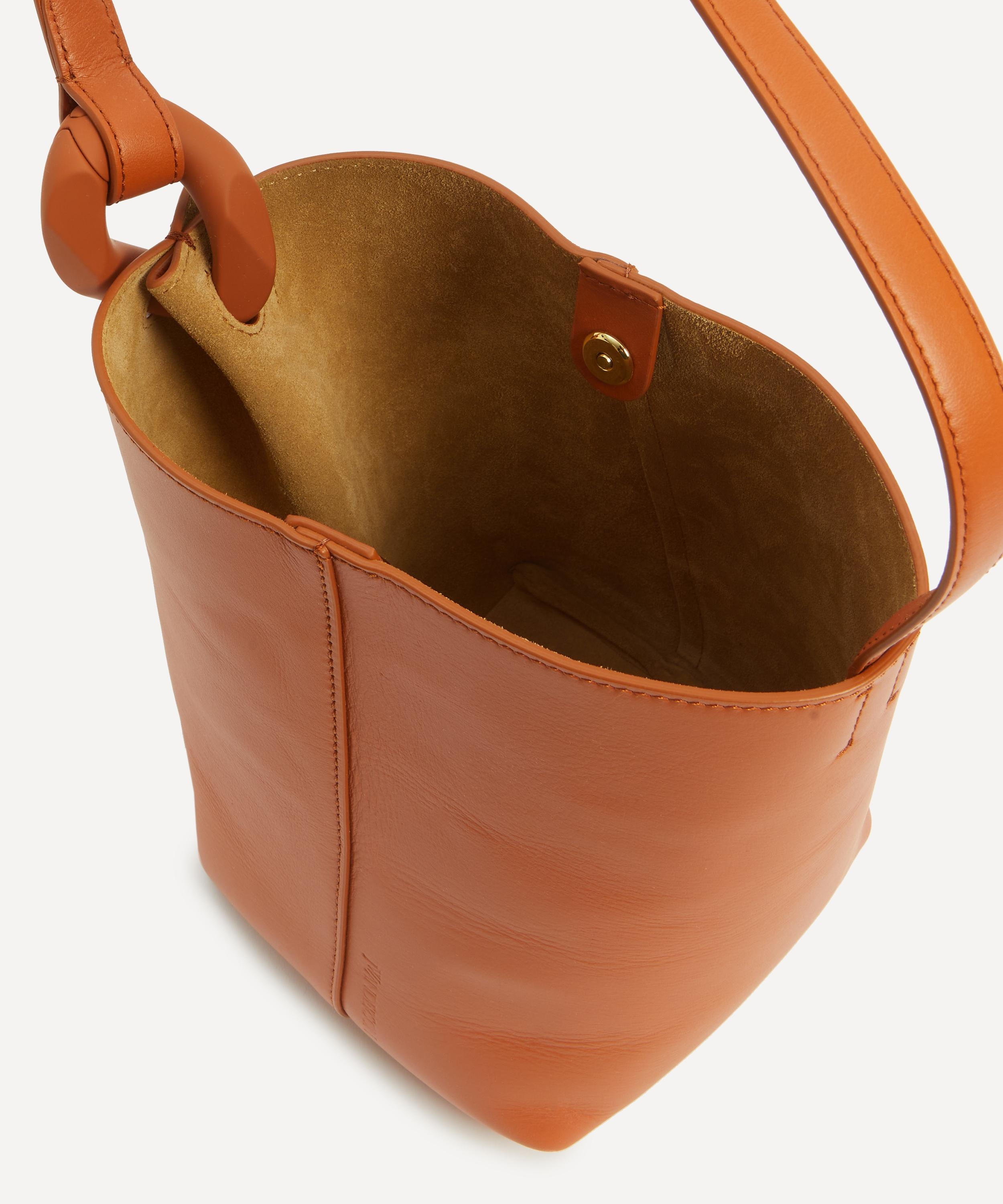 Small Corner Bucket Shoulder Bag - 5