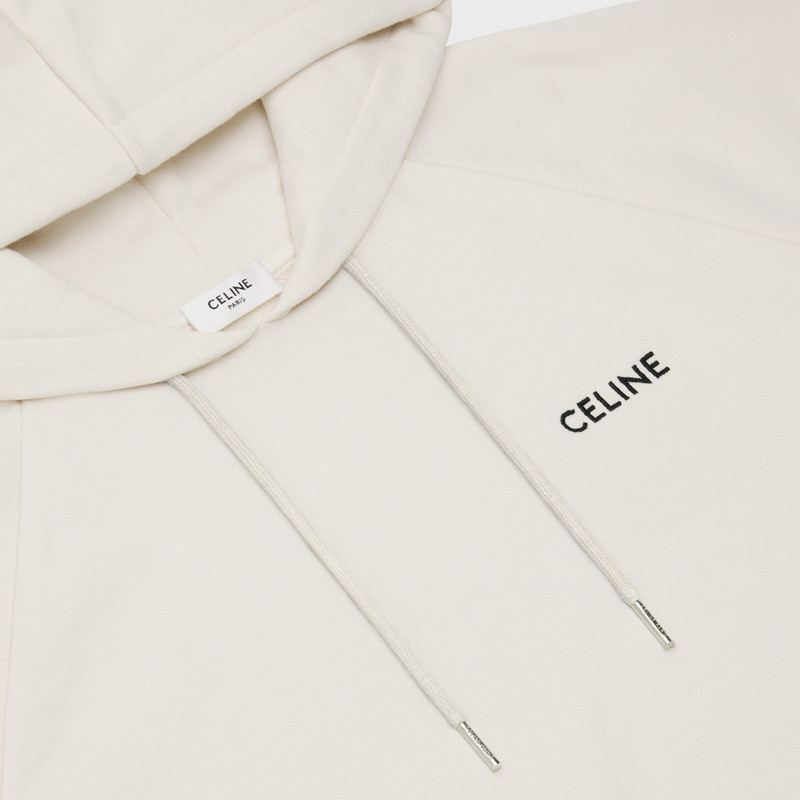 Cropped Celine hoodie in Cotton fleece 3