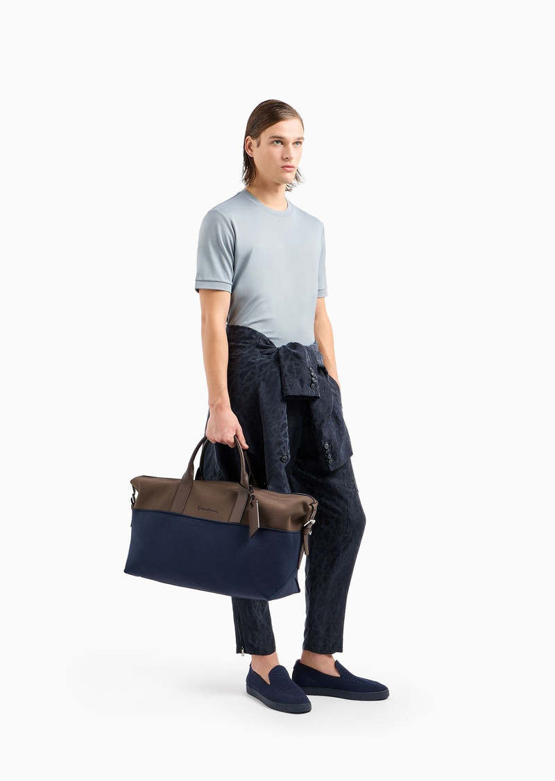 GIORGIO ARMANI ASV organic cotton interlock crew-neck T-shirt outlook