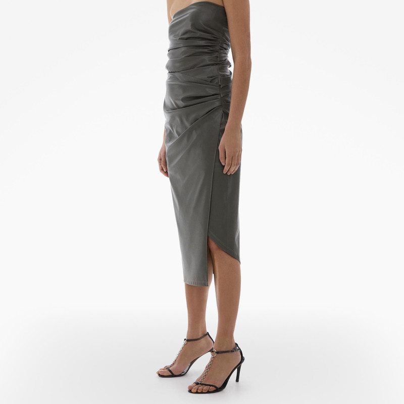 VEGAN LEATHER SKIRT 5