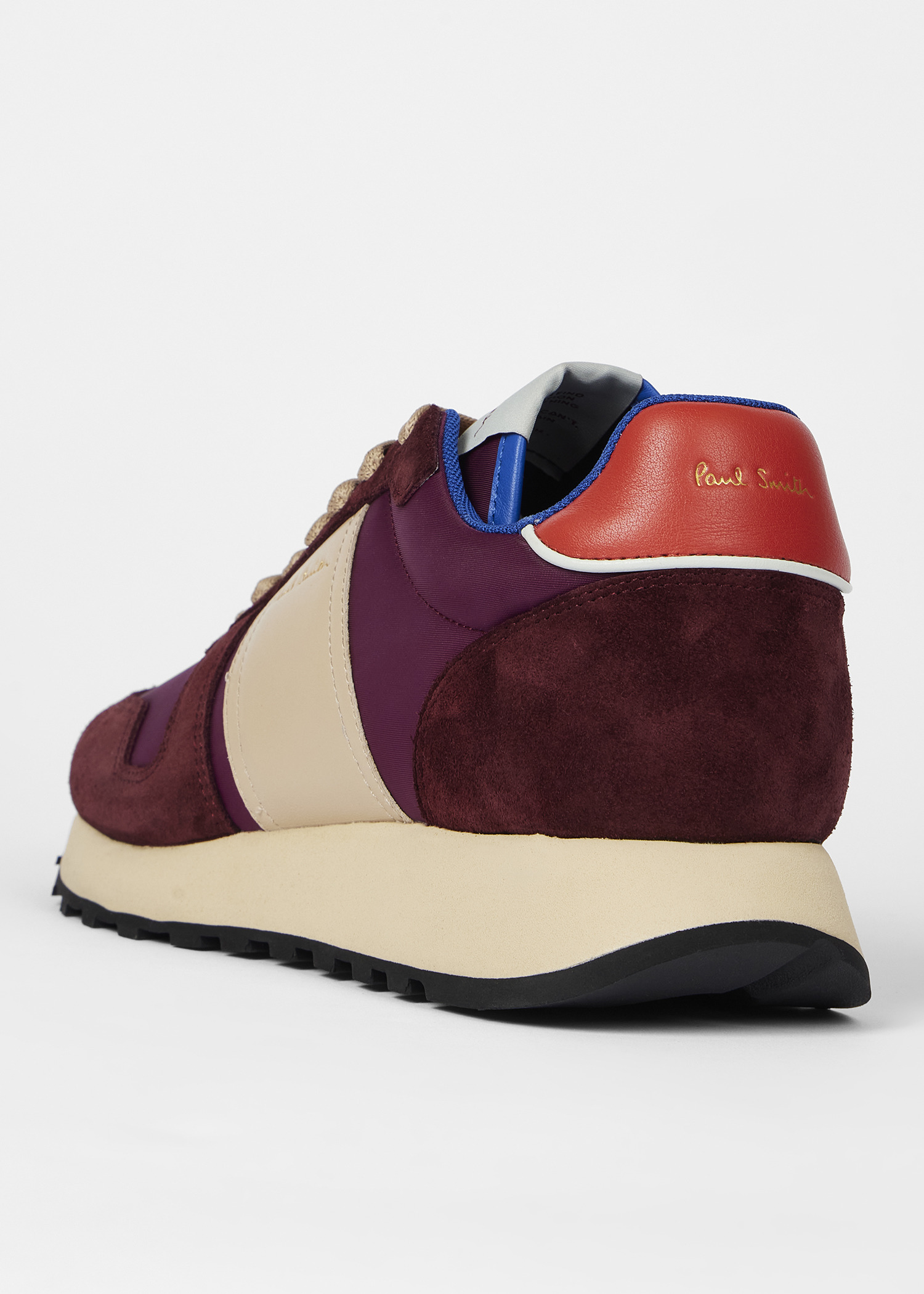 Burgundy 'Eighties' Trainers - 4
