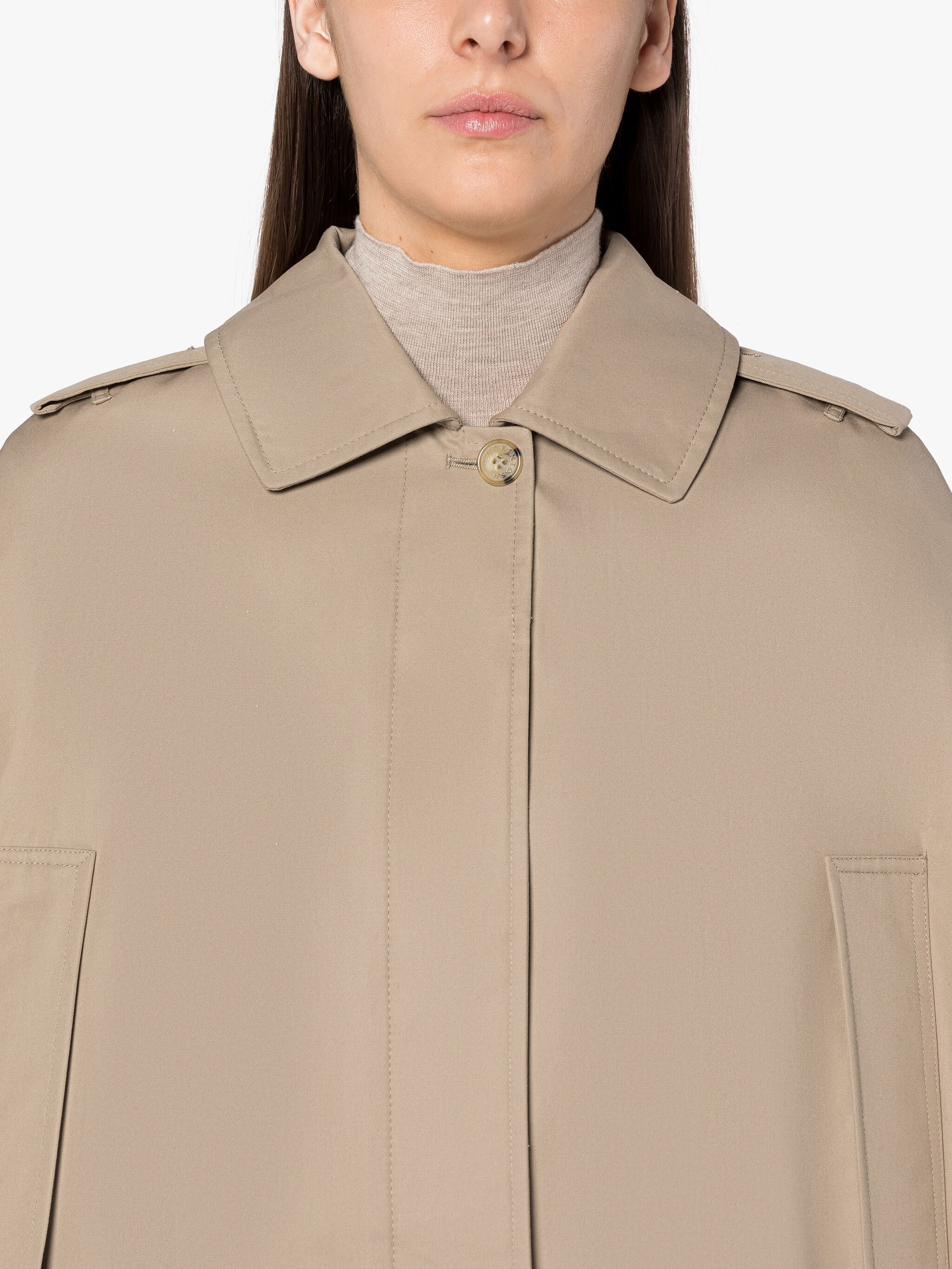 HALLEIGH SAND COTTON CAPE - 5