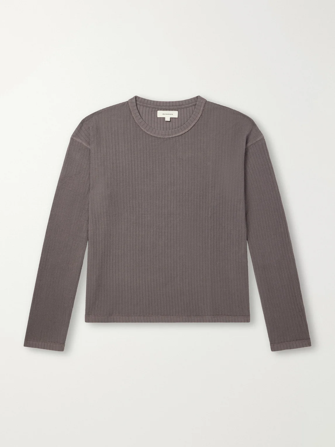 Ribbed Organic Cotton Sweater - 1