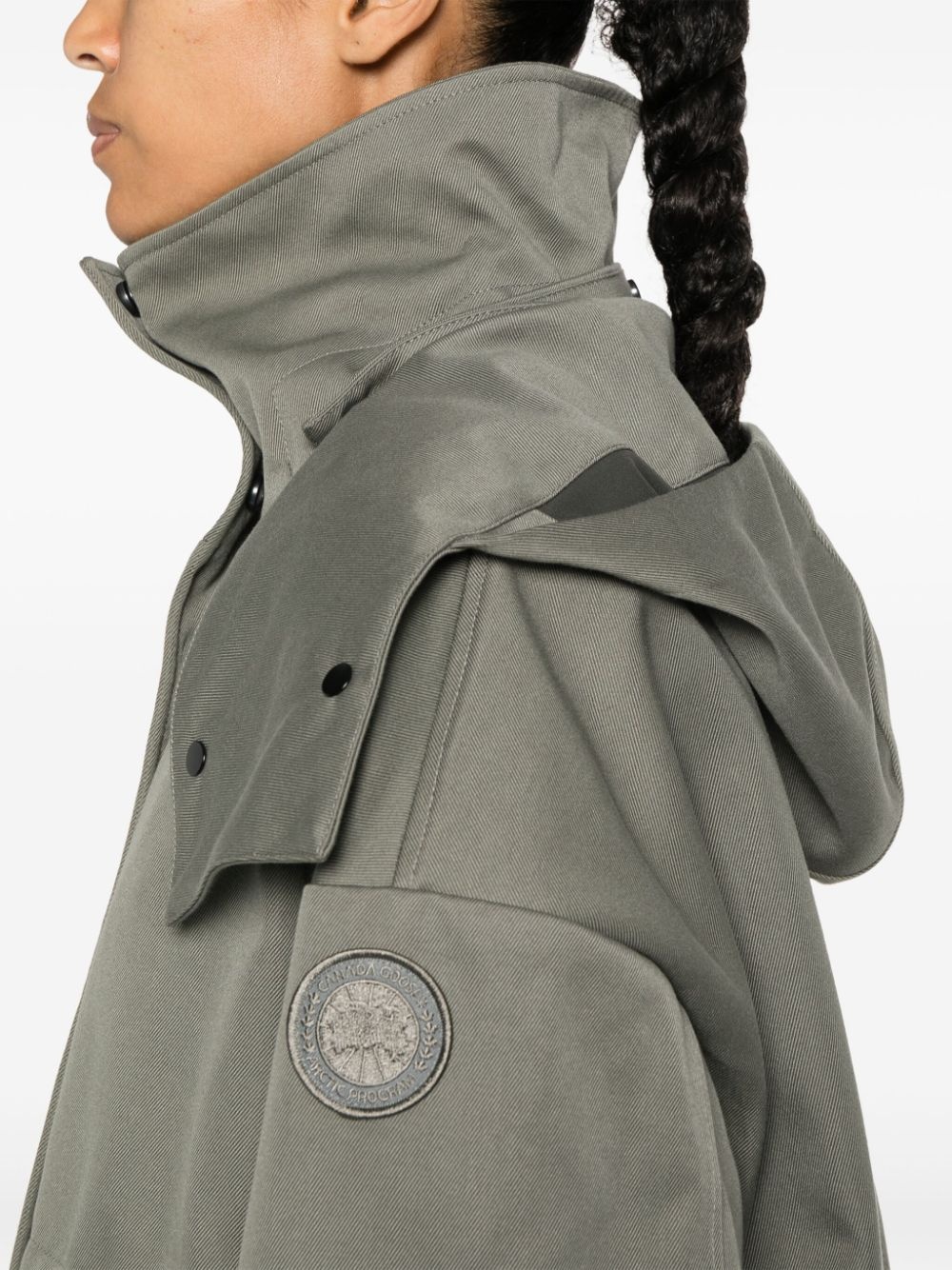 Olivine logo-appliqué jacket - 5