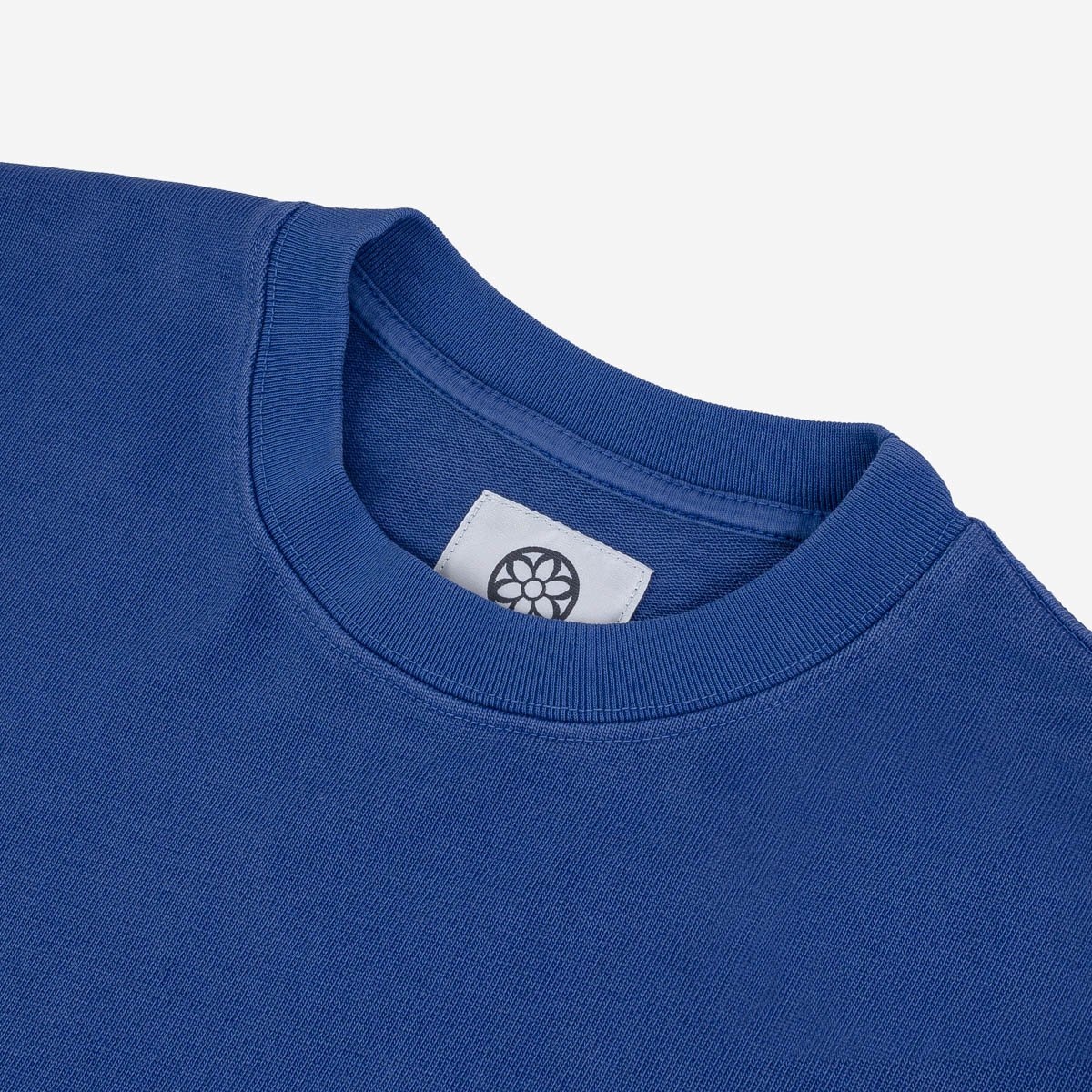 GA-LS-COB GOOD ART HLYWD Heavyweight Long Sleeve Crew Neck T-Shirt - Cobalt Blue - 7