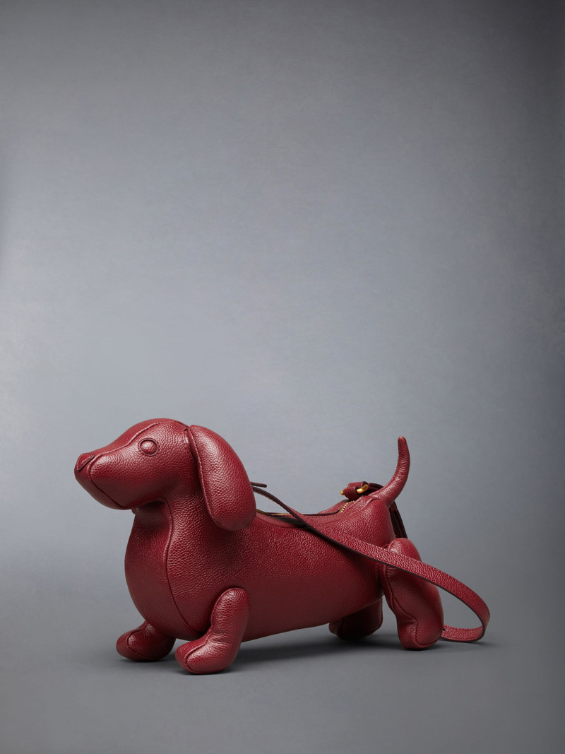 Thom Browne Hector Baguette Bag in Pebble Grain outlook