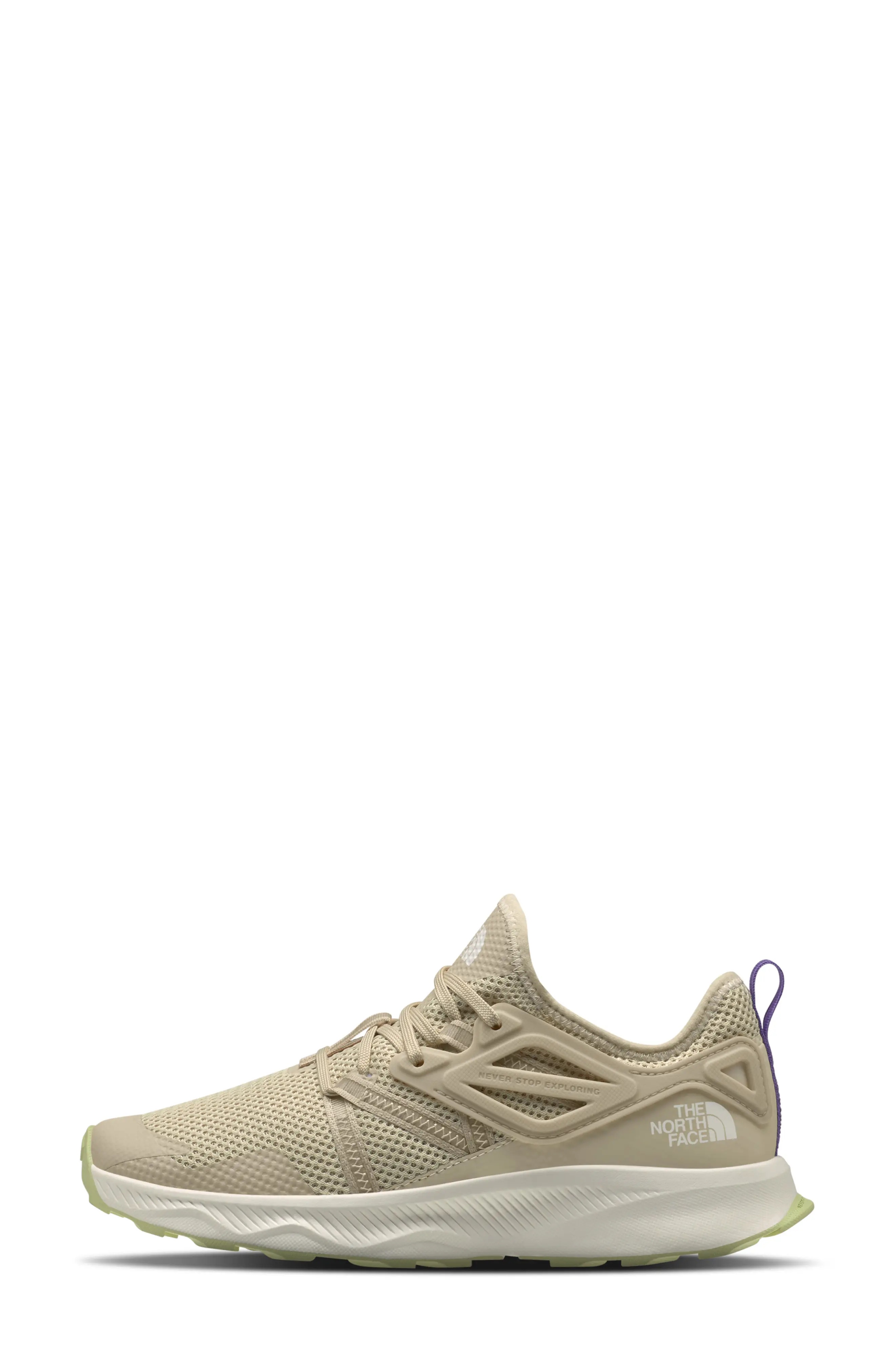 Oxeye Low Top Hiking Sneaker in Gravel/White Dune - 1