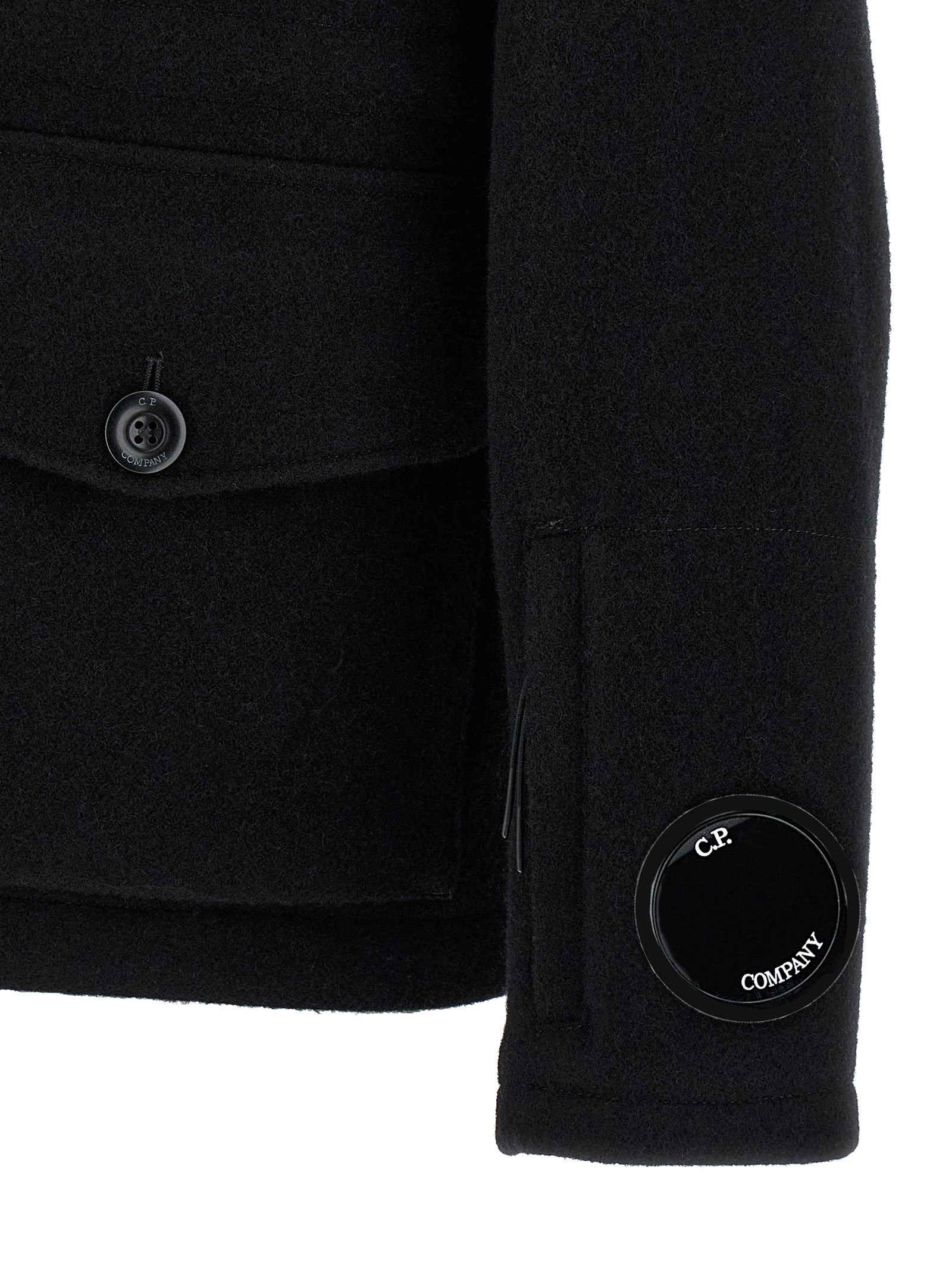 Wool Jacket Puffer Jackets Black - 4