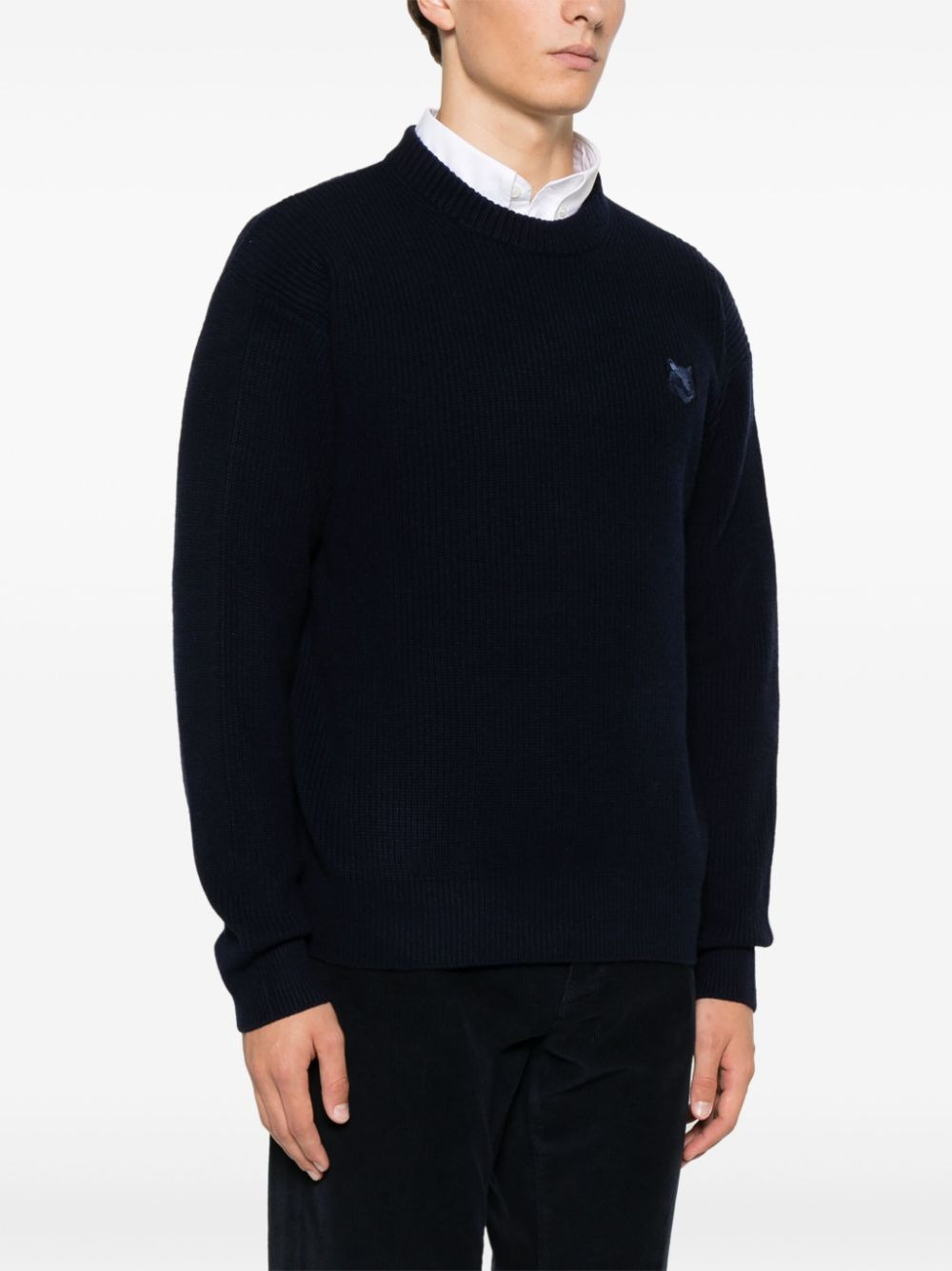 Fox Head Wool Jumper - 3