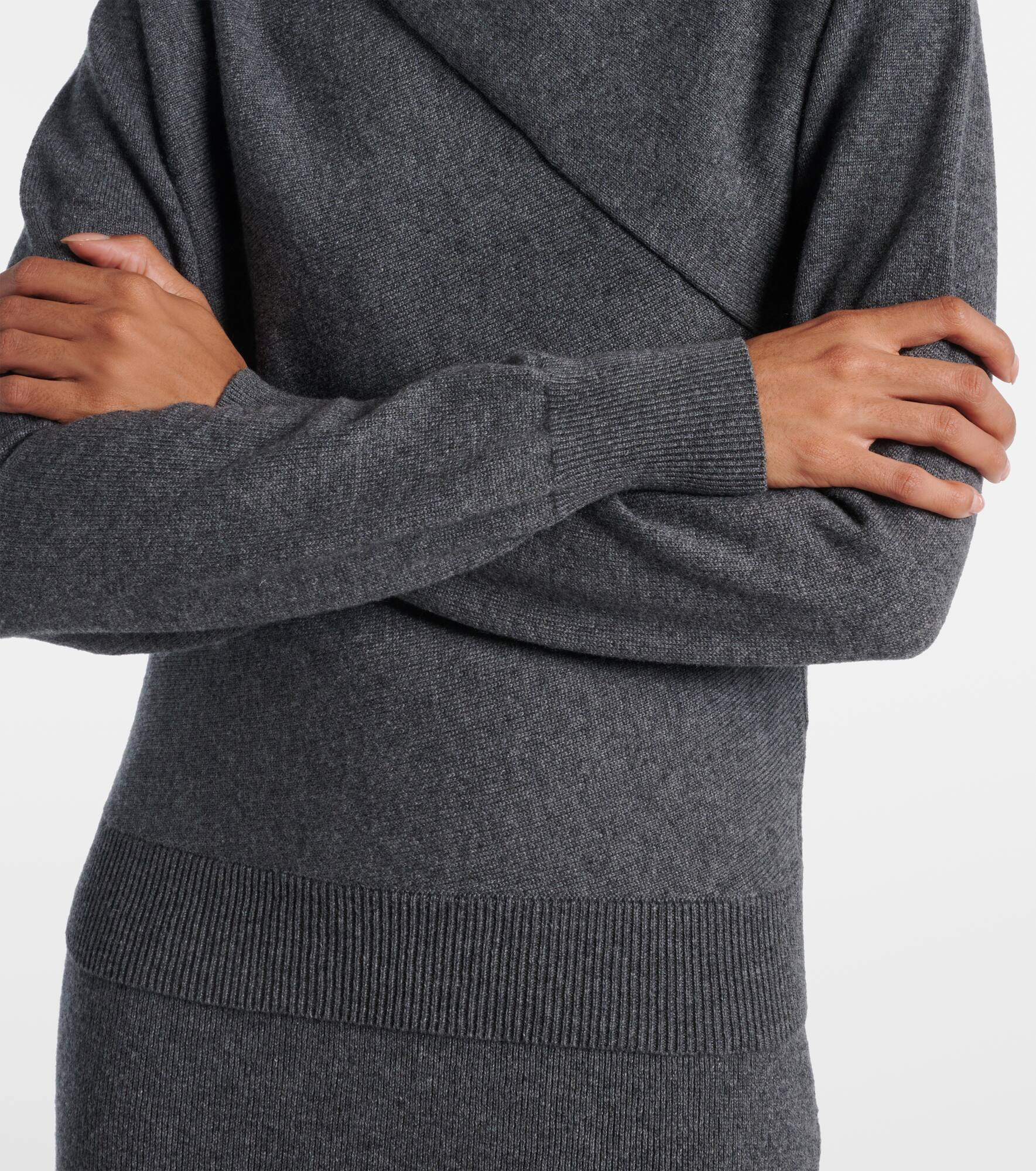 Cashmere and cotton turtleneck sweater - 5