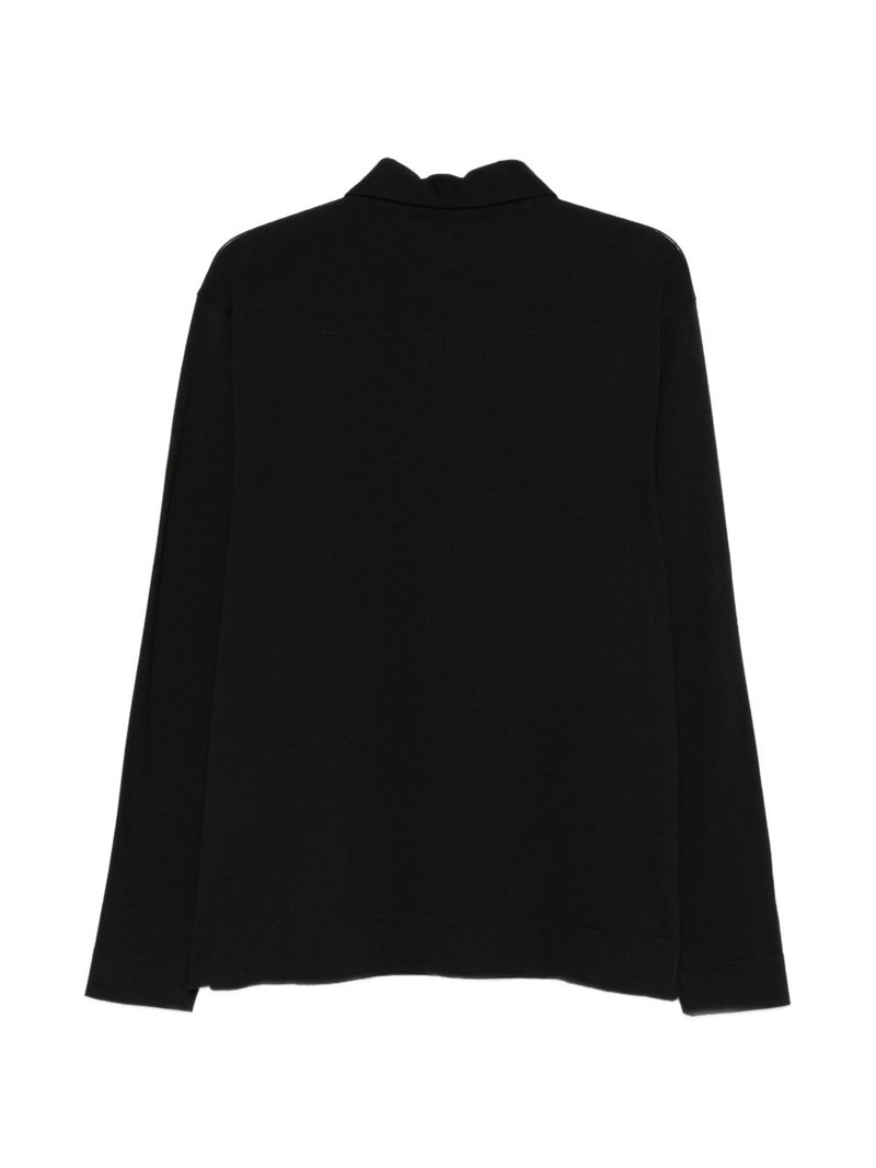 LARDINI long-sleeve polo shirt outlook