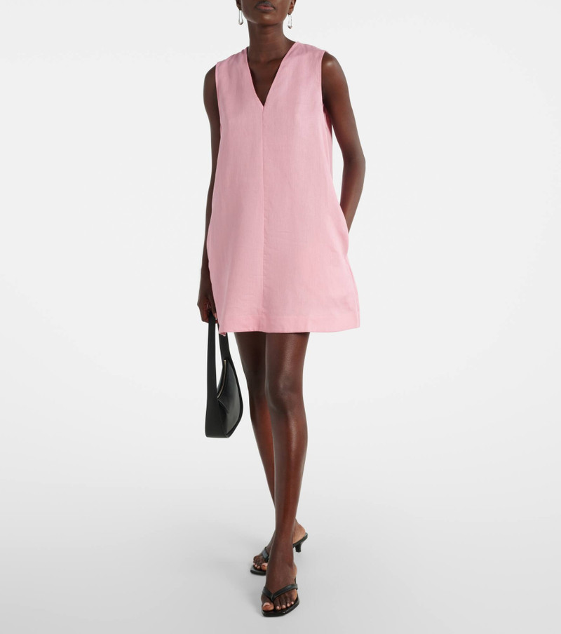 ASCENO Derya linen minidress outlook