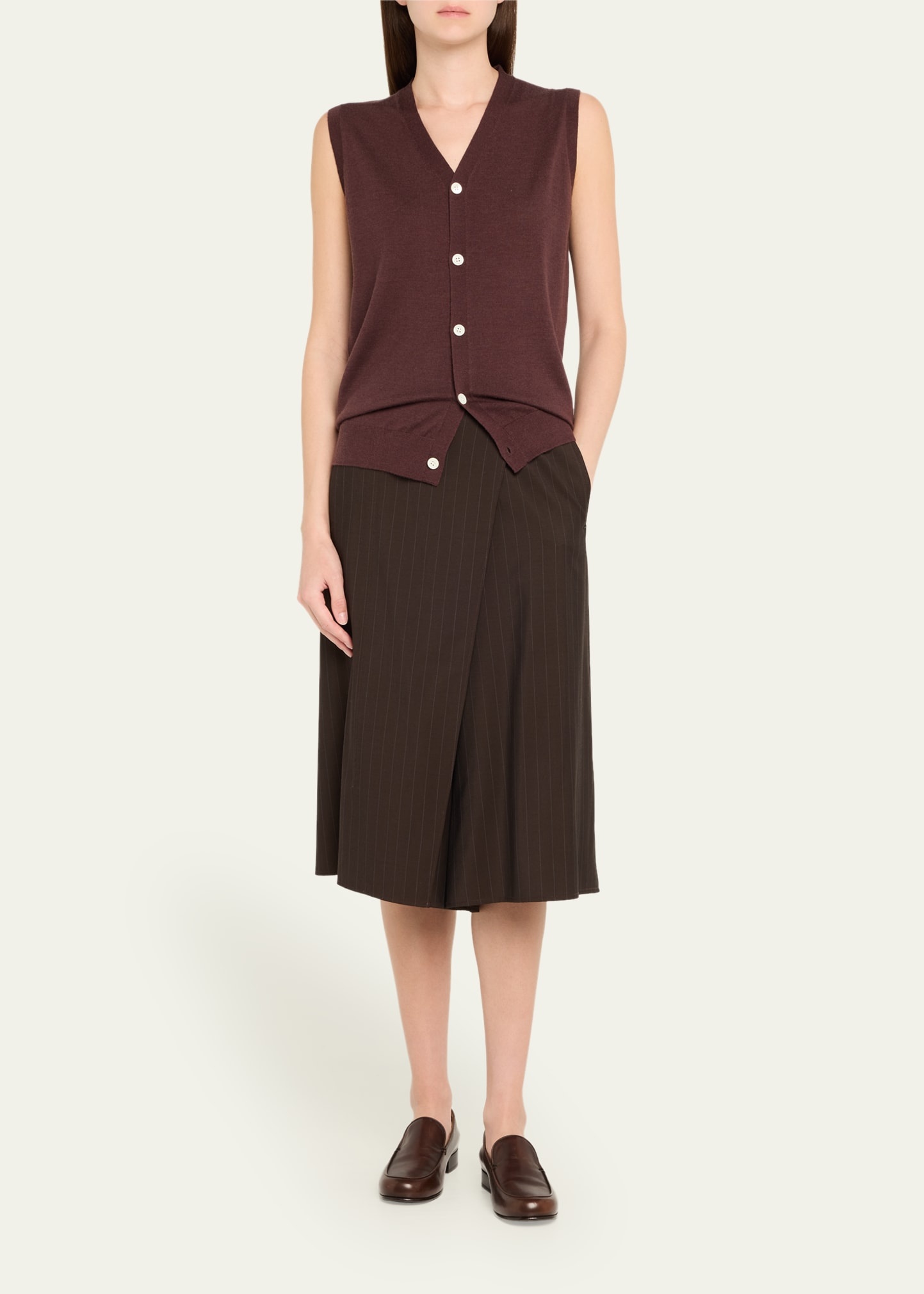 Wool-Cashmere Vest - 2