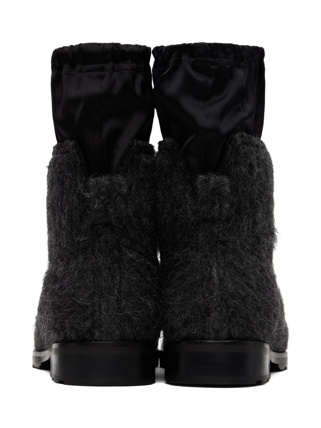 Gray Brushed Chelsea Boots - 2