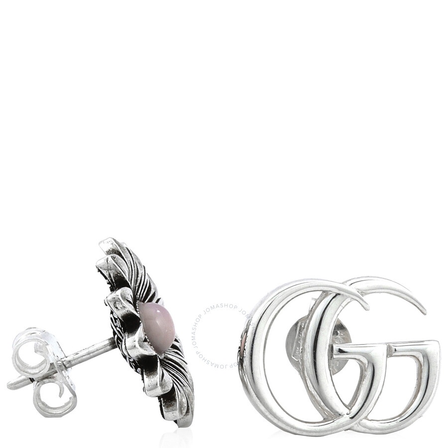 Gucci Double G flower stud earrings - 5