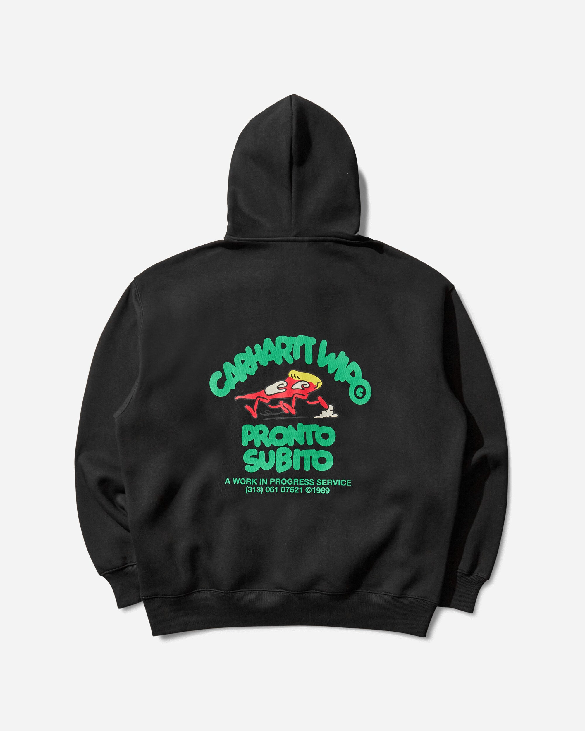 Men's Hooded Pronto Sweat Jacket Black - 2